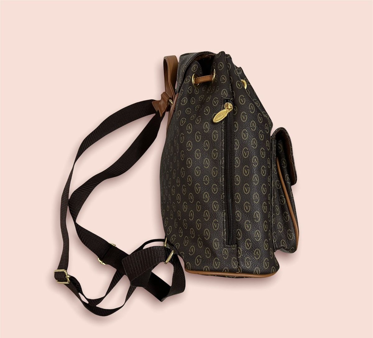 Designer VALENTINO GIANNI MONOGRAM MINI BACKPACK Size ONE SIZE - 5 Thumbnail
