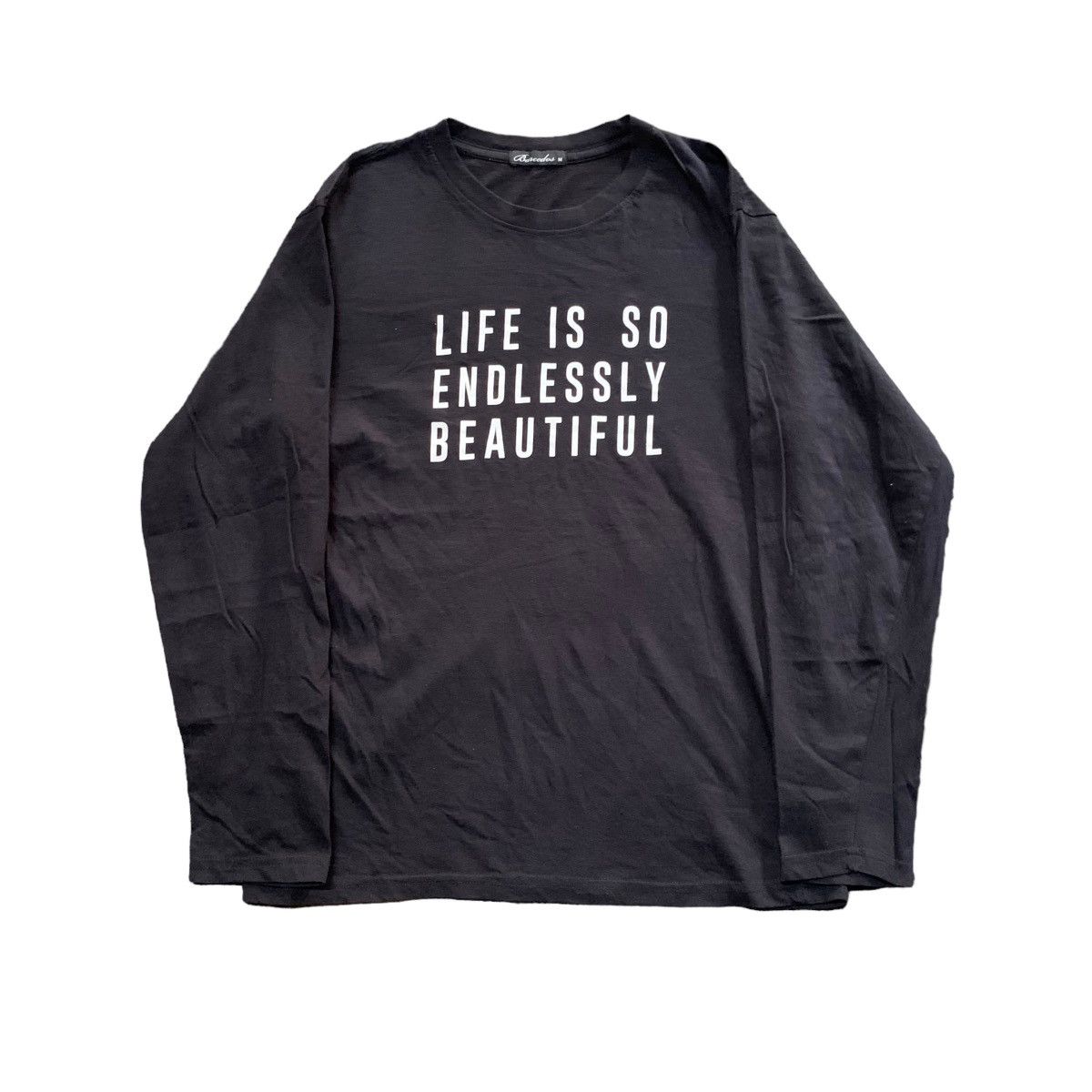 ✨Barcedos Wording Longsleeve Tees Streetwear Style