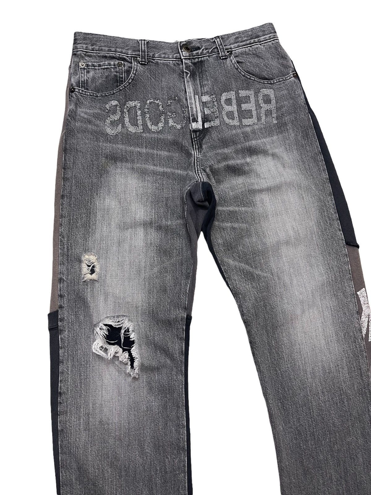 Undercover AW02 UNDERCOVERISM REBELGODS HYBRID PANTS Size US 30 / EU 46 - 9 Thumbnail
