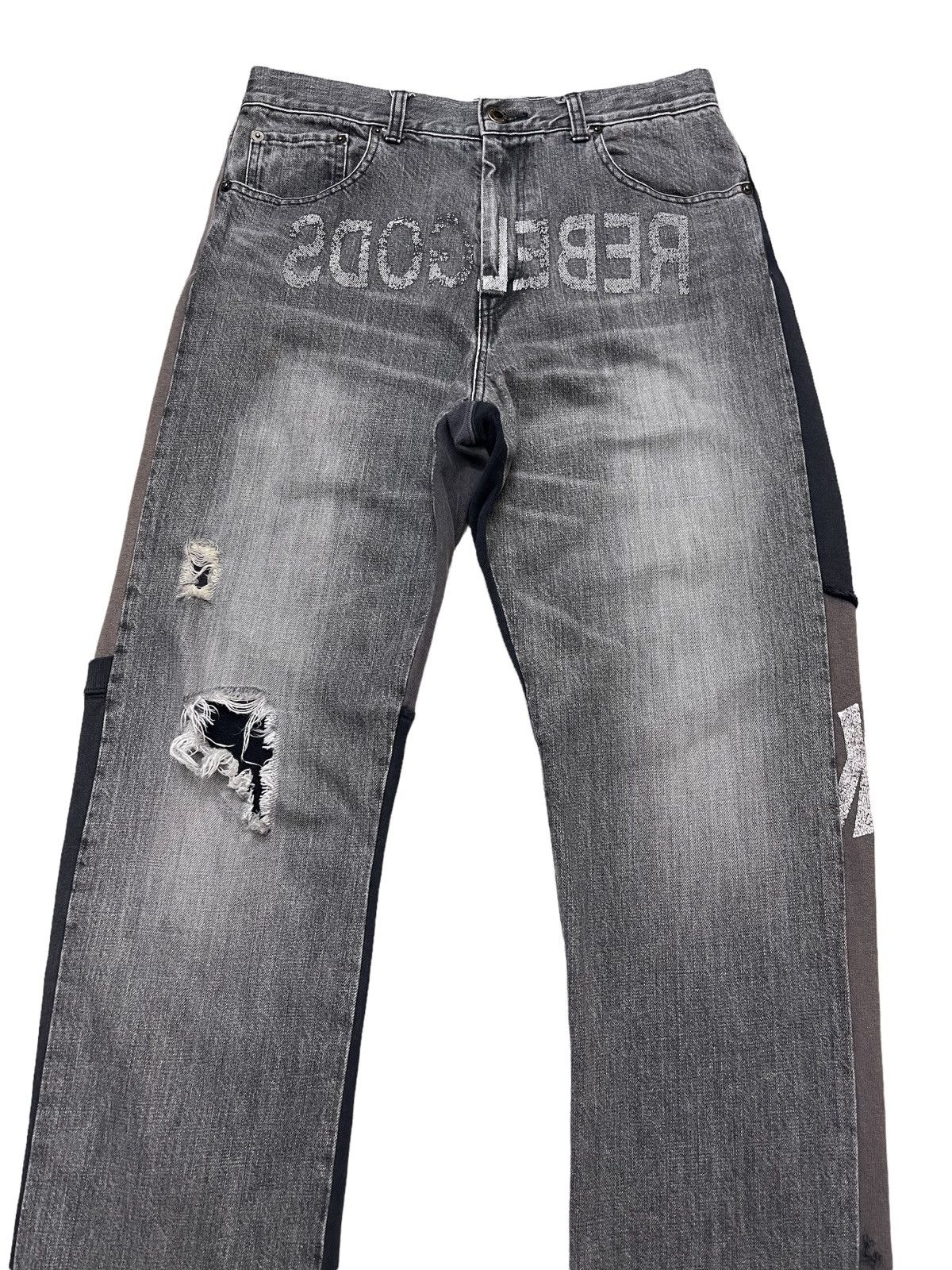 Undercover AW02 UNDERCOVERISM REBELGODS HYBRID PANTS Size US 30 / EU 46 - 11 Thumbnail