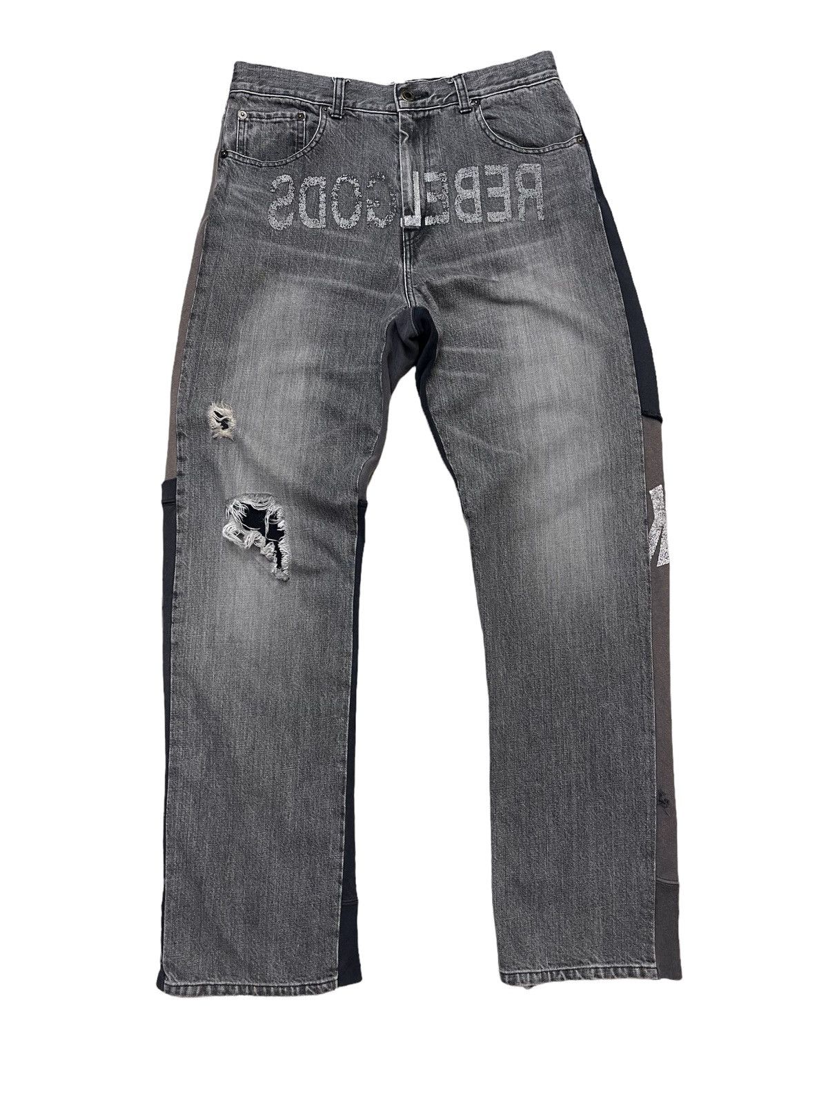 Undercover AW02 UNDERCOVERISM REBELGODS HYBRID PANTS Size US 30 / EU 46 - 1 Thumbnail