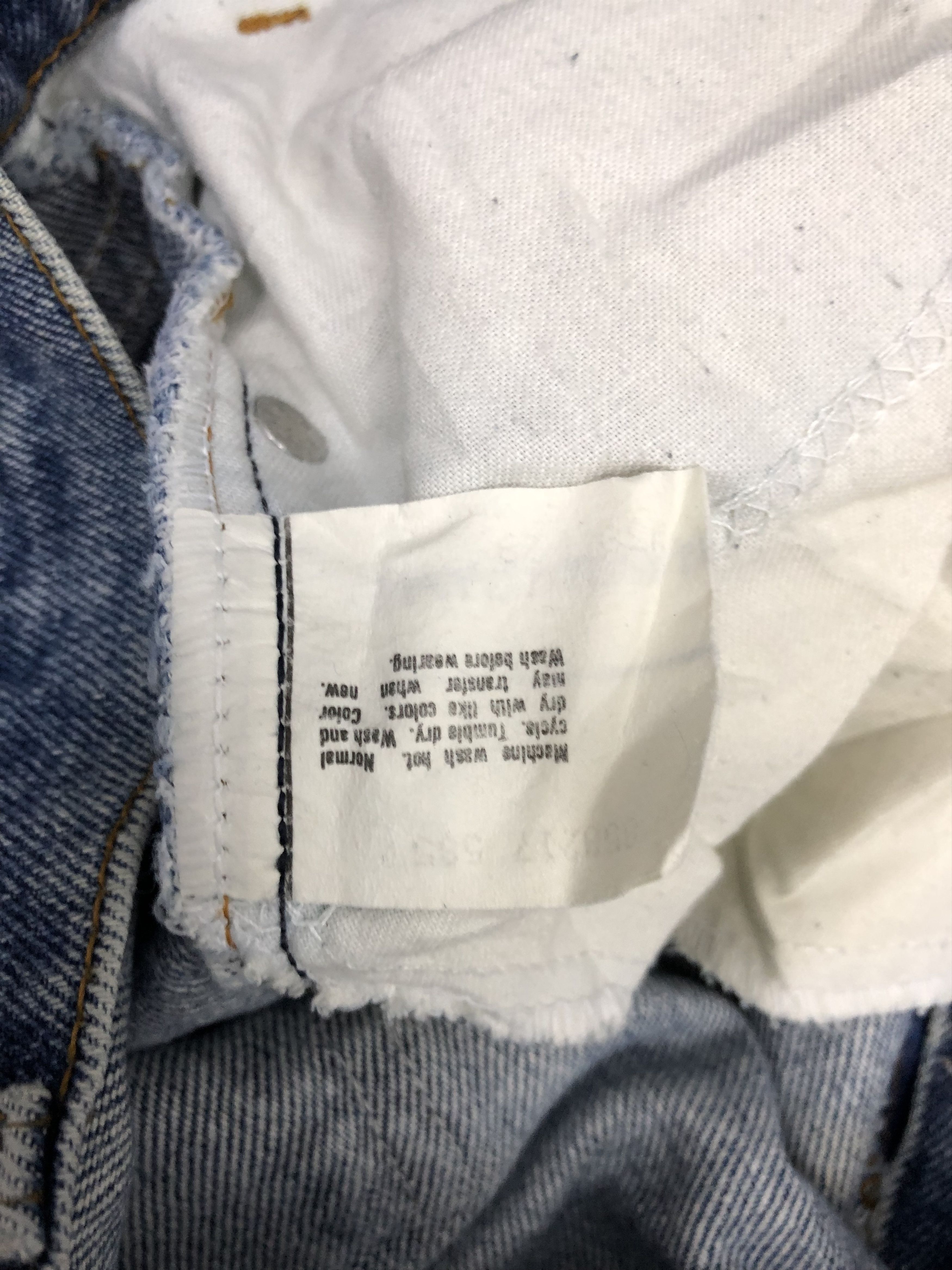Levi's × Vintage Vintage 90s Levis 505 Orange Tabs Light Wash Jeans Size US 37 - 6 Thumbnail