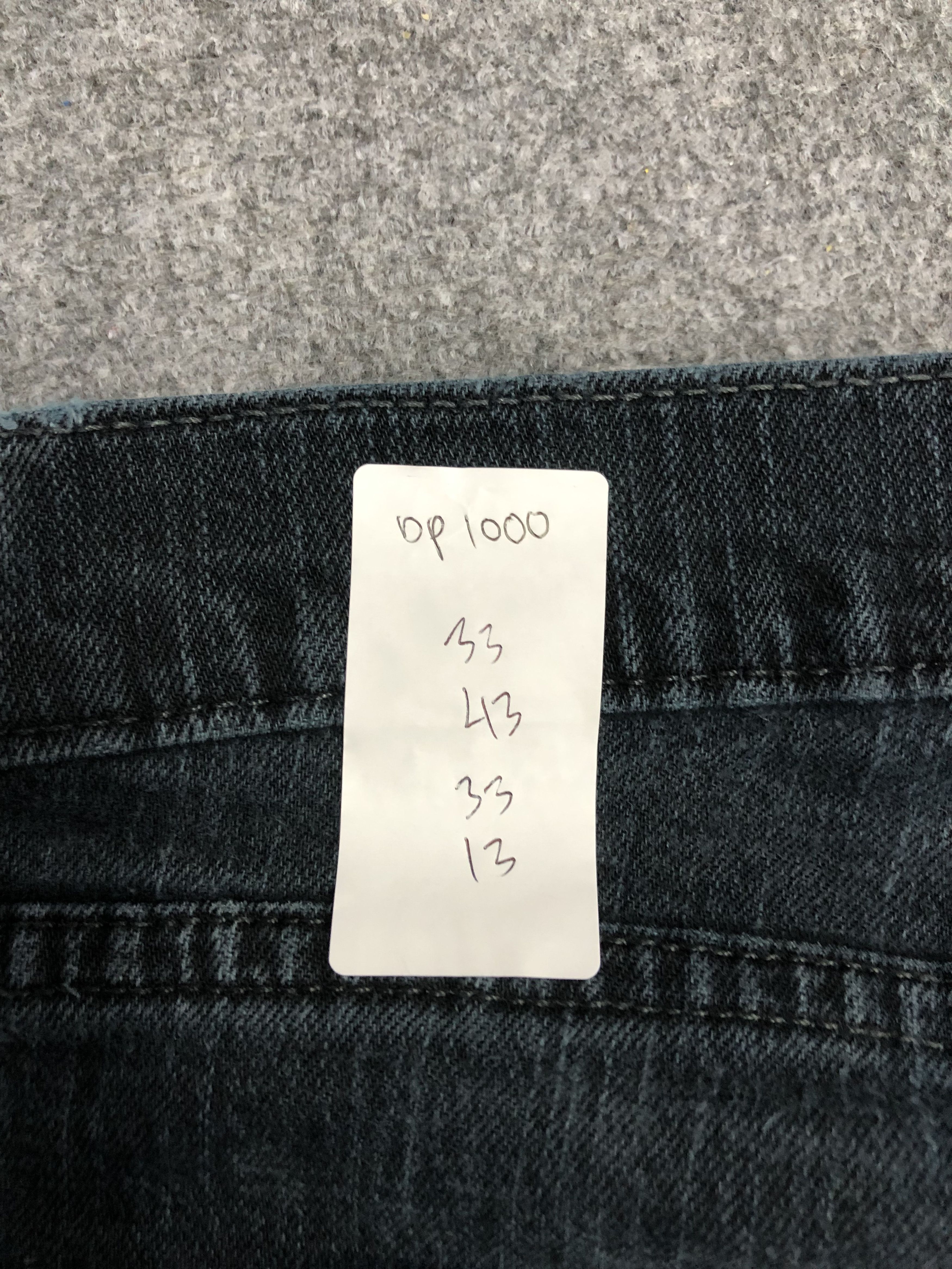 Levi's × Vintage Vintage Levis Faded Black Denim DP1000 Size US 33 - 16 Thumbnail