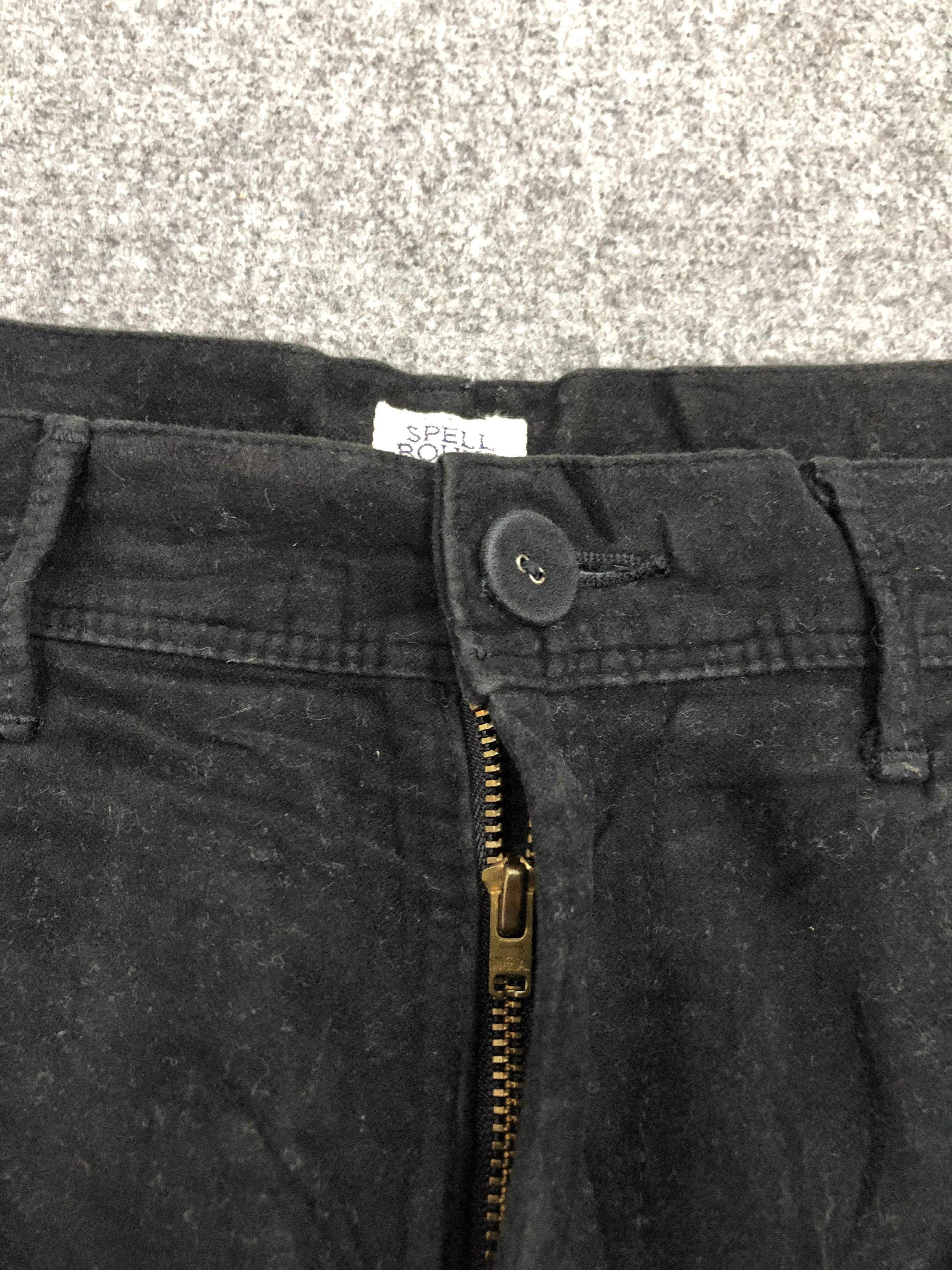 Spellbound × Vintage Japanese Brand Spellbound Baggy Faded Black Jeans Size US 33 - 11 Thumbnail