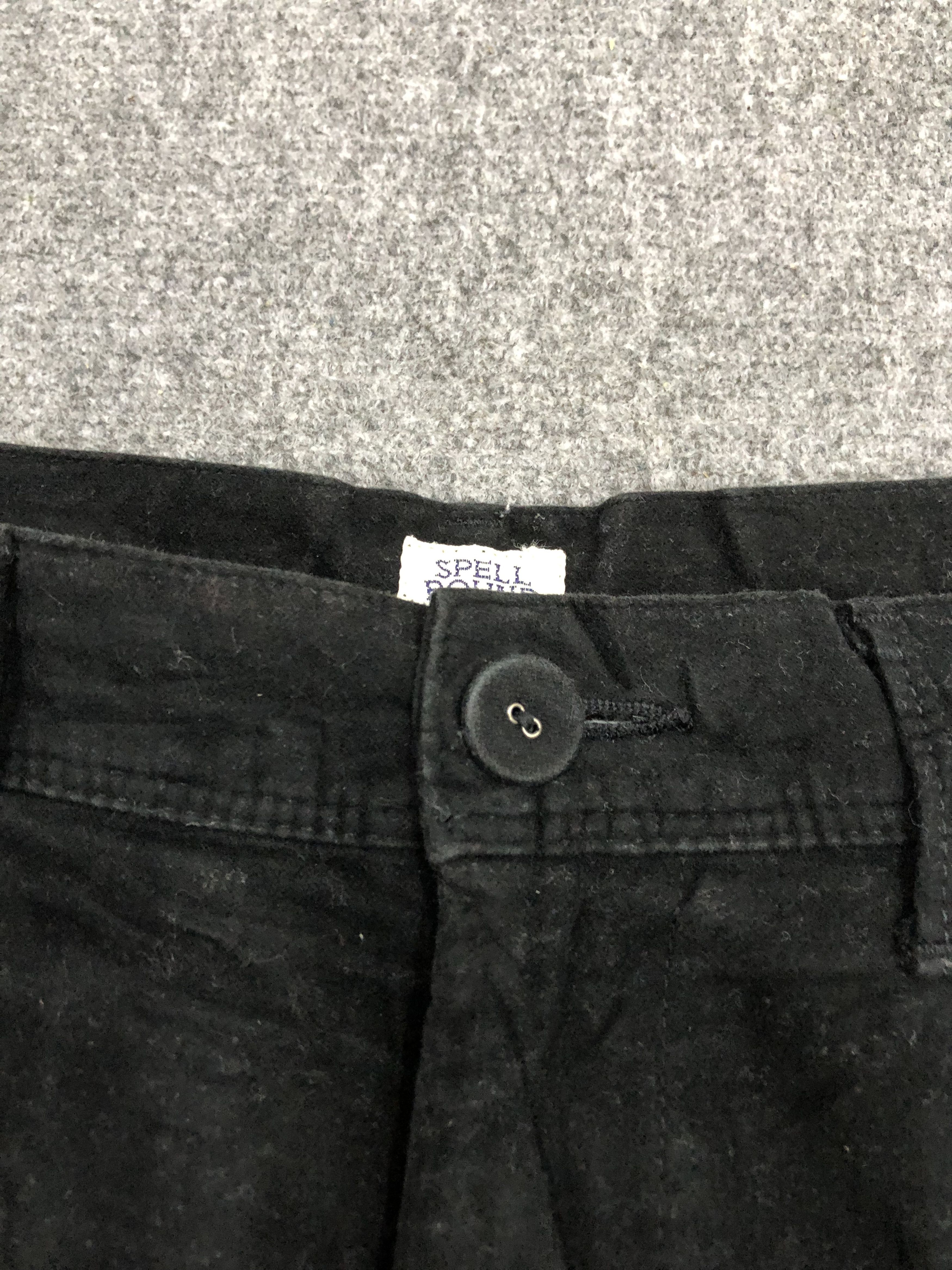 Spellbound × Vintage Japanese Brand Spellbound Baggy Faded Black Jeans Size US 33 - 10 Thumbnail