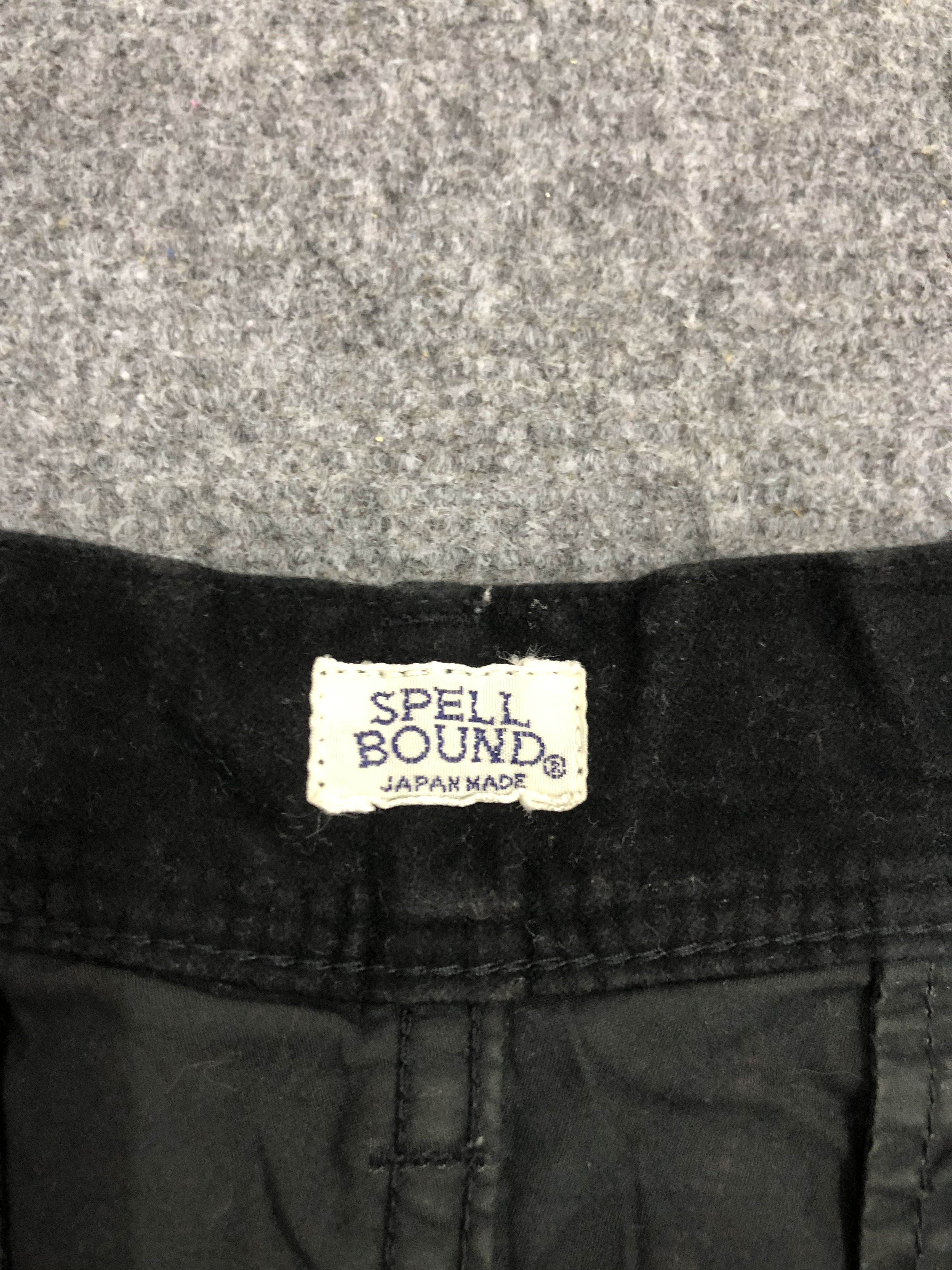 Spellbound × Vintage Japanese Brand Spellbound Baggy Faded Black Jeans Size US 33 - 5 Thumbnail