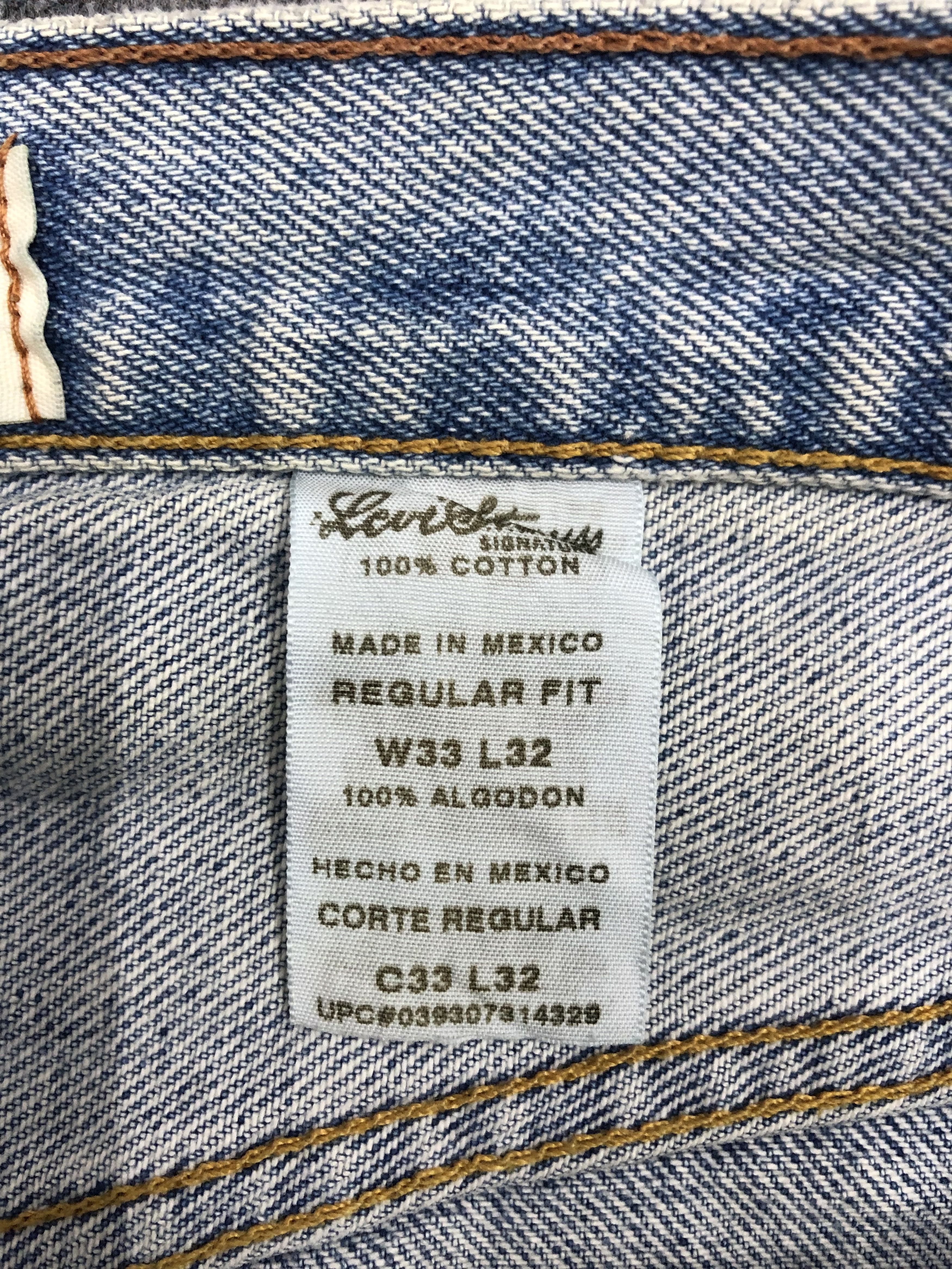 Levi's × Vintage Vintage Levis Signature Light Wash Jeans Size US 34 / EU 50 - 7 Thumbnail