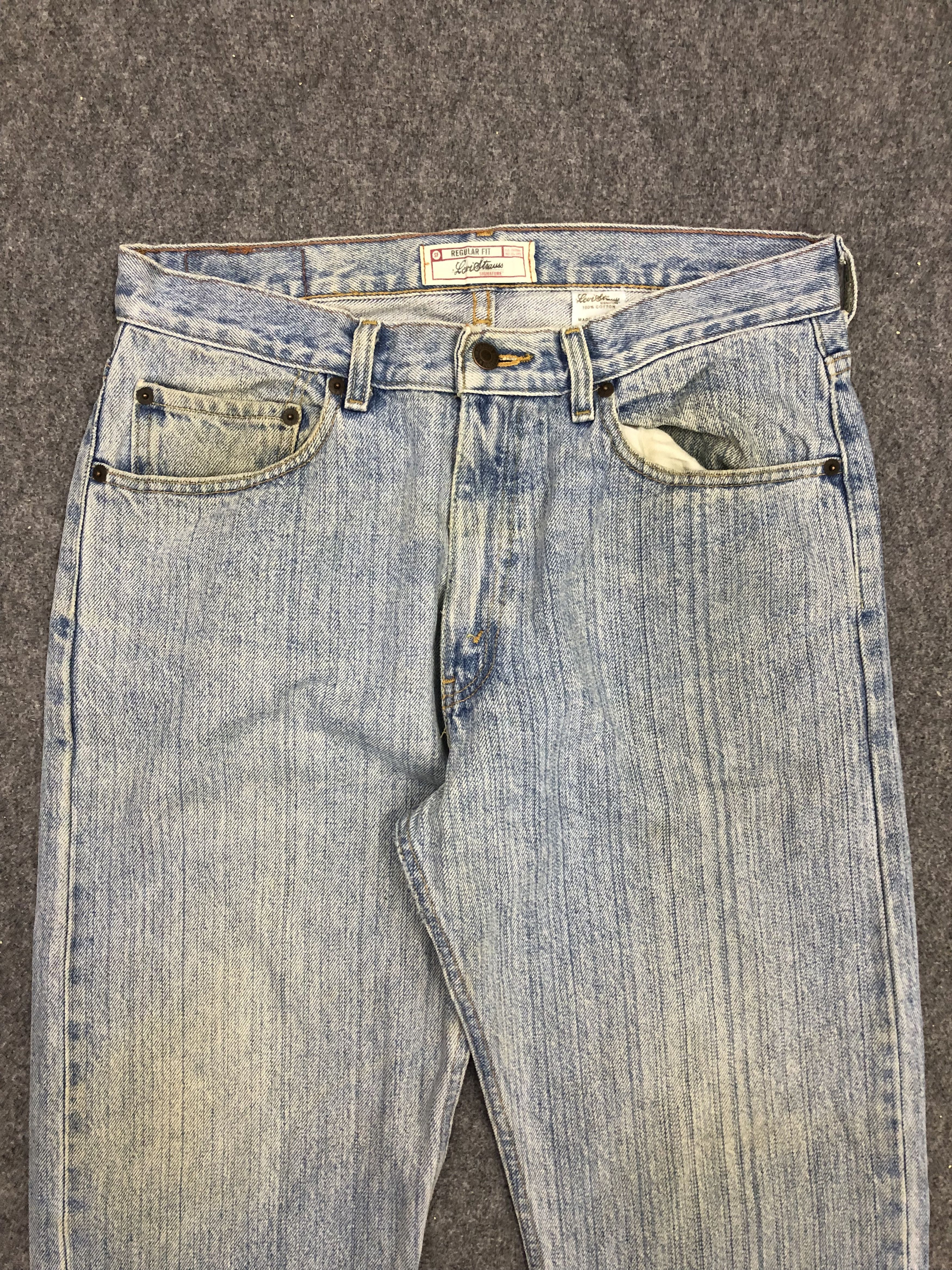 Levi's × Vintage Vintage Levis Signature Light Wash Jeans Size US 34 / EU 50 - 2 Thumbnail