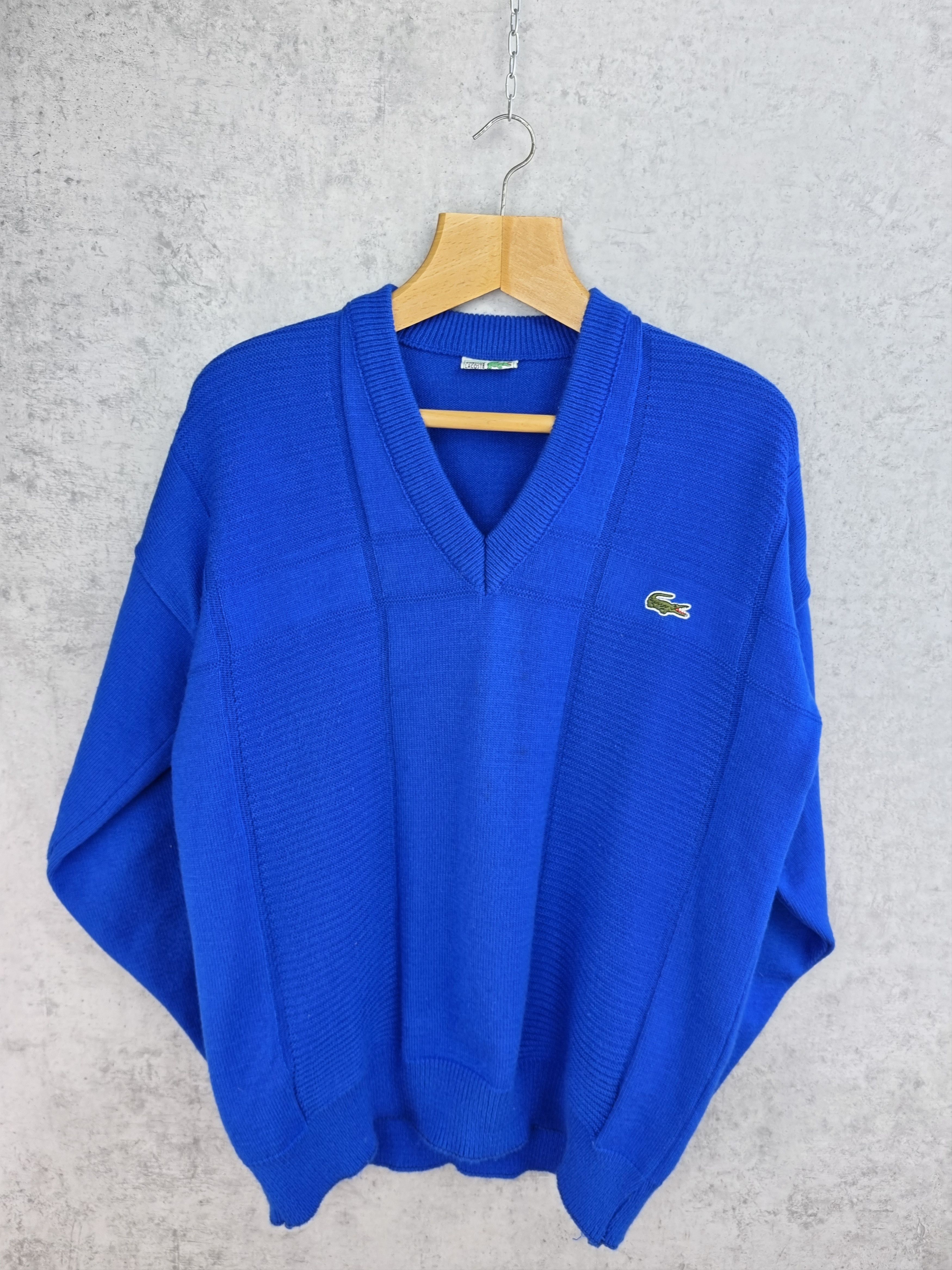 Lacoste × Vintage 80s Lacoste Chemise France Knitted sweater Golf Wang style Size US M / EU 48-50 / 2 - 2 Thumbnail