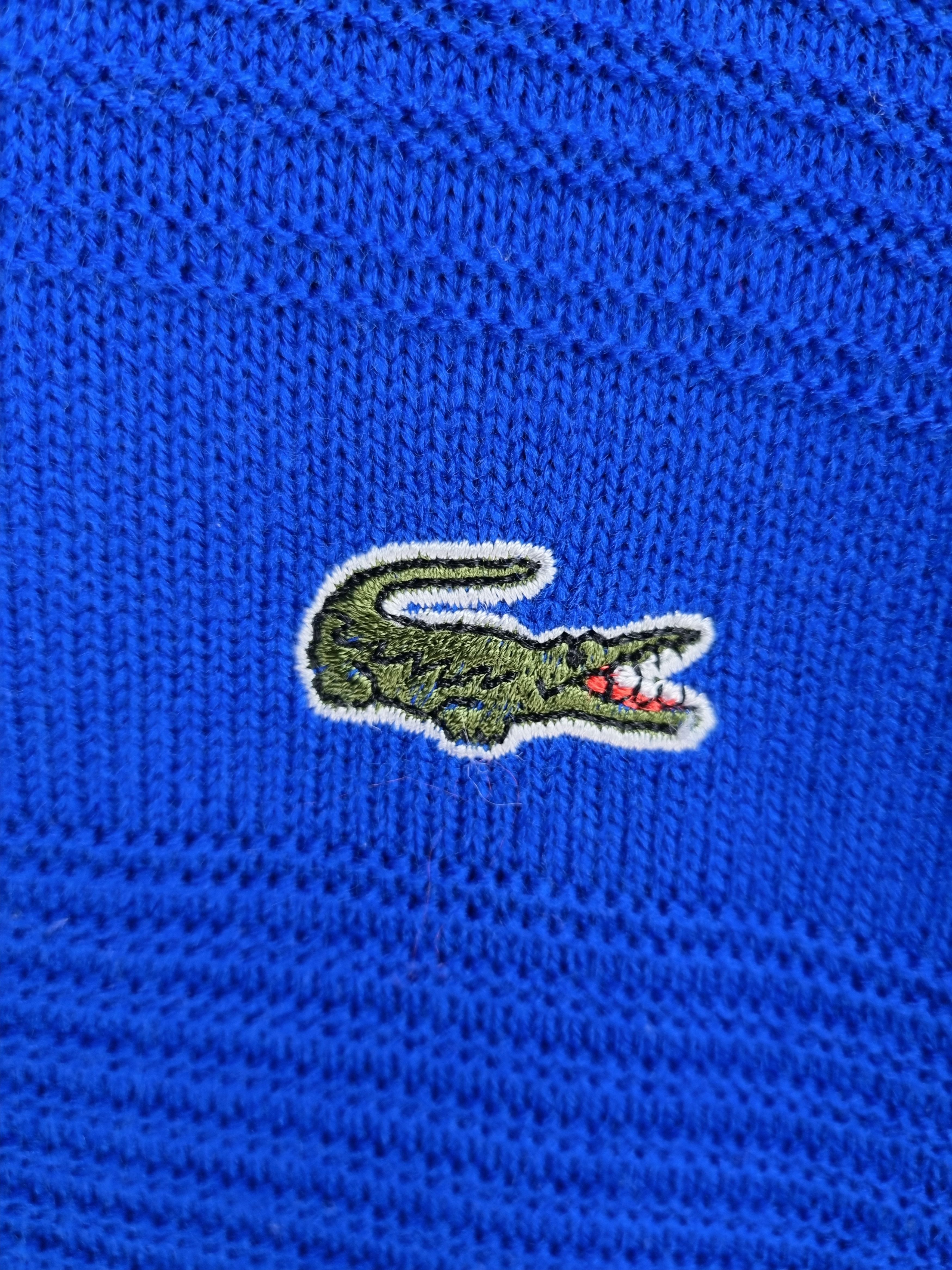 Lacoste × Vintage 80s Lacoste Chemise France Knitted sweater Golf Wang style Size US M / EU 48-50 / 2 - 9 Thumbnail