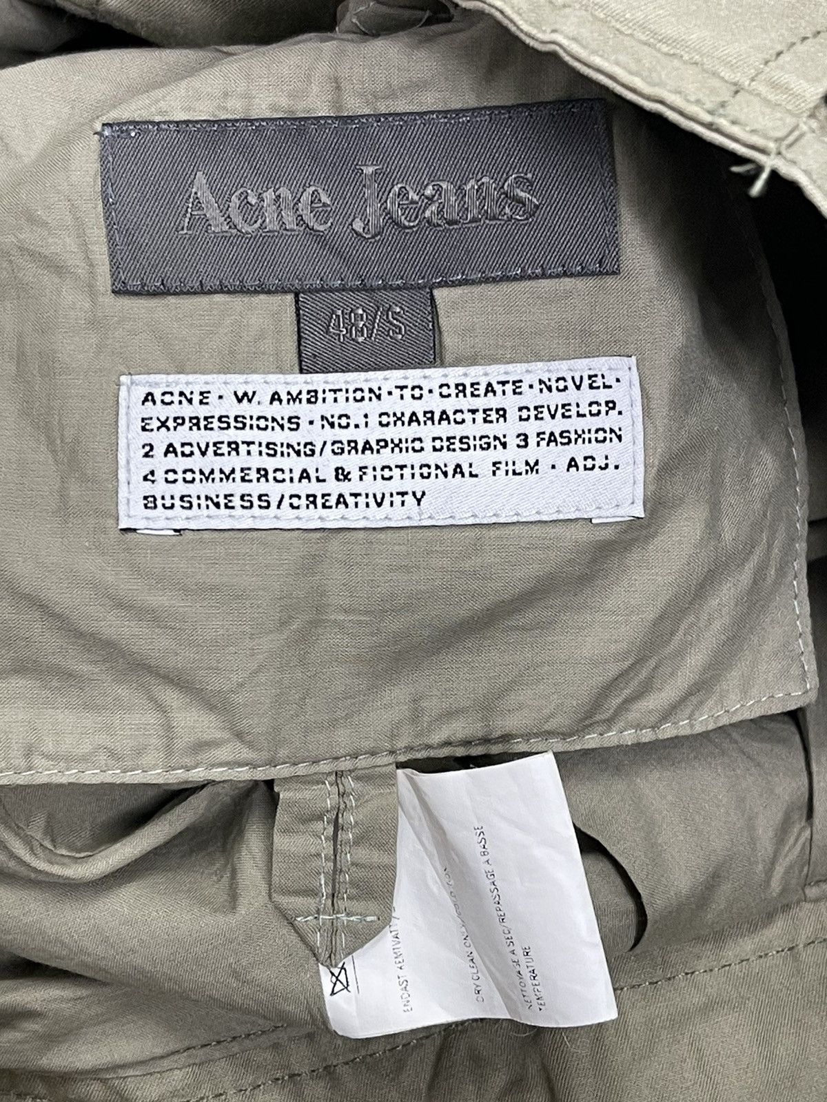 Acne Studios ACNE STUDIOS BIKER JACKET (sunfaded) Size US S / EU 44-46 / 1 - 17 Thumbnail