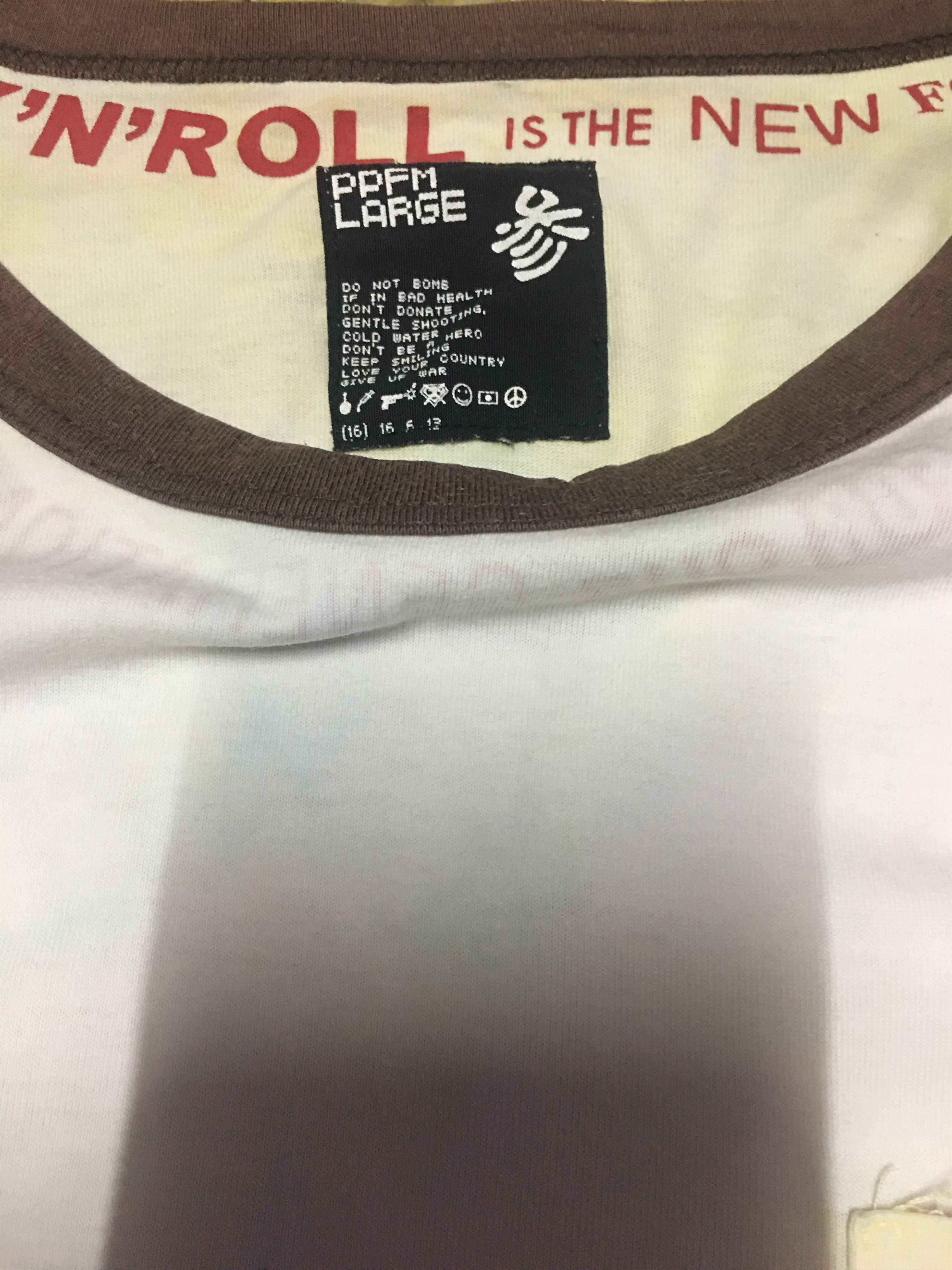 Japanese Brand × PPFM Vintage PPFM Trashed Bleach Long Sleeve Size US L / EU 52-54 / 3 - 9 Thumbnail