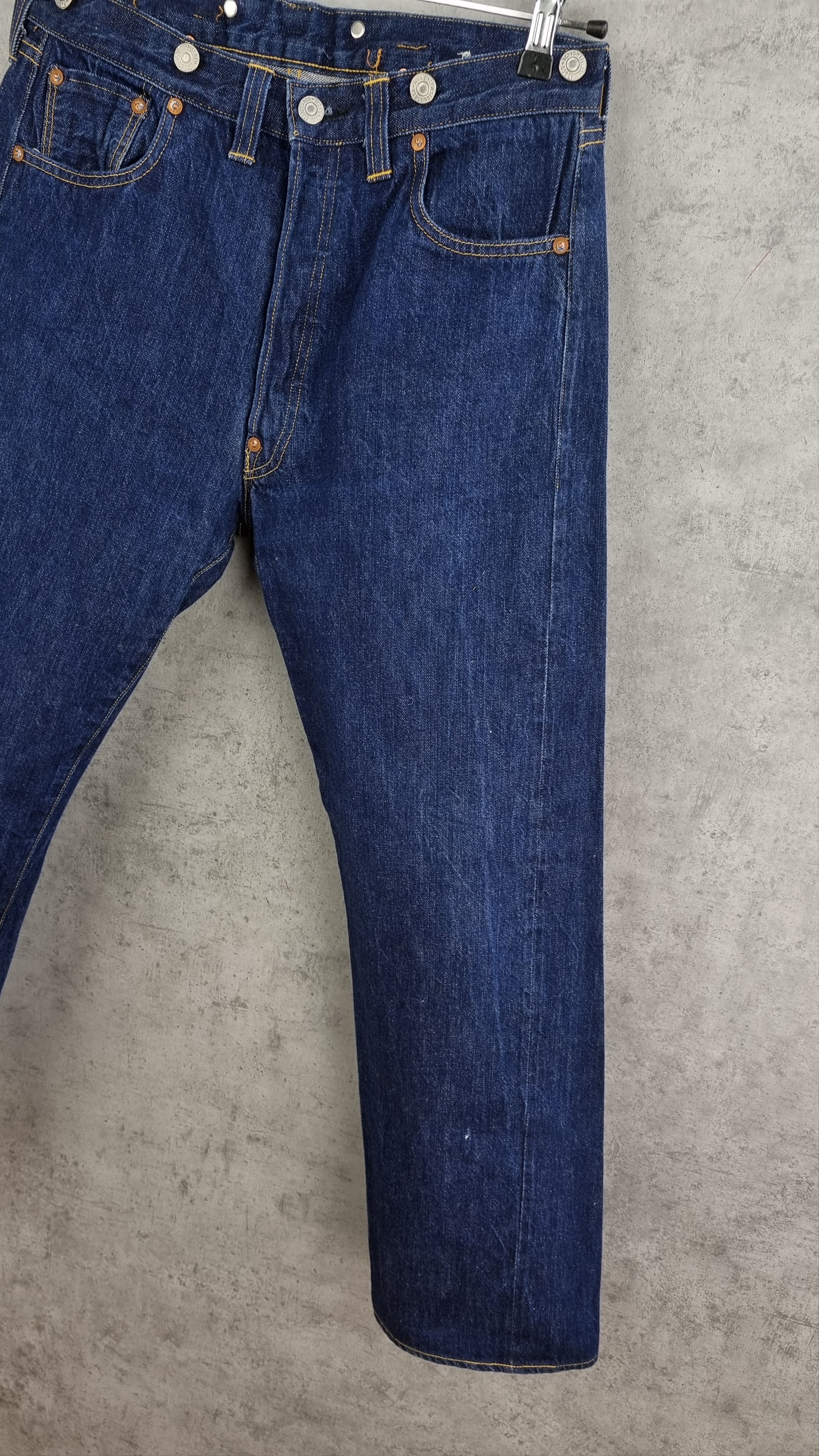 LVC × Levi's × Levi's Vintage Clothing 40s Design LEVIS 501 Selvedge Jeans Made is USA Size US 32 / EU 48 - 7 Thumbnail