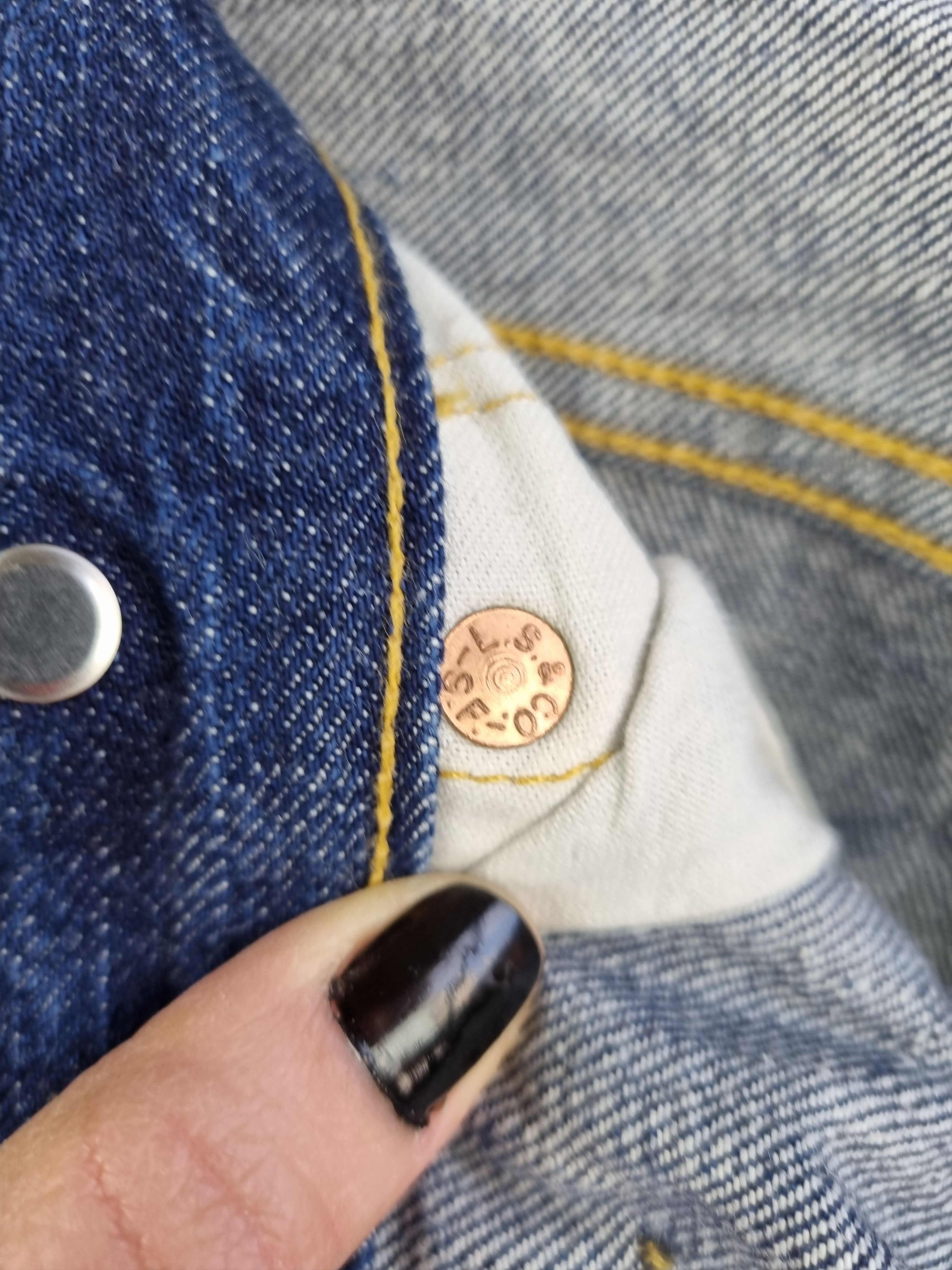 LVC × Levi's × Levi's Vintage Clothing 40s Design LEVIS 501 Selvedge Jeans Made is USA Size US 32 / EU 48 - 13 Thumbnail