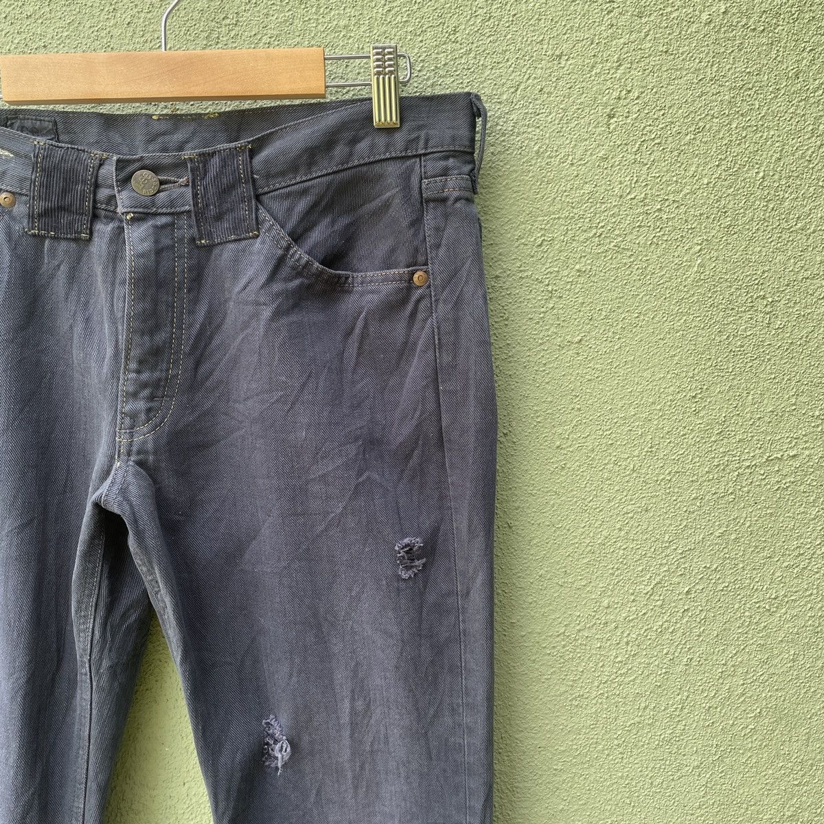 Lee Vintage LEE RIDERS Disstressed 6 Pocket Denim Pants Size US 30 / EU 46 - 3 Thumbnail