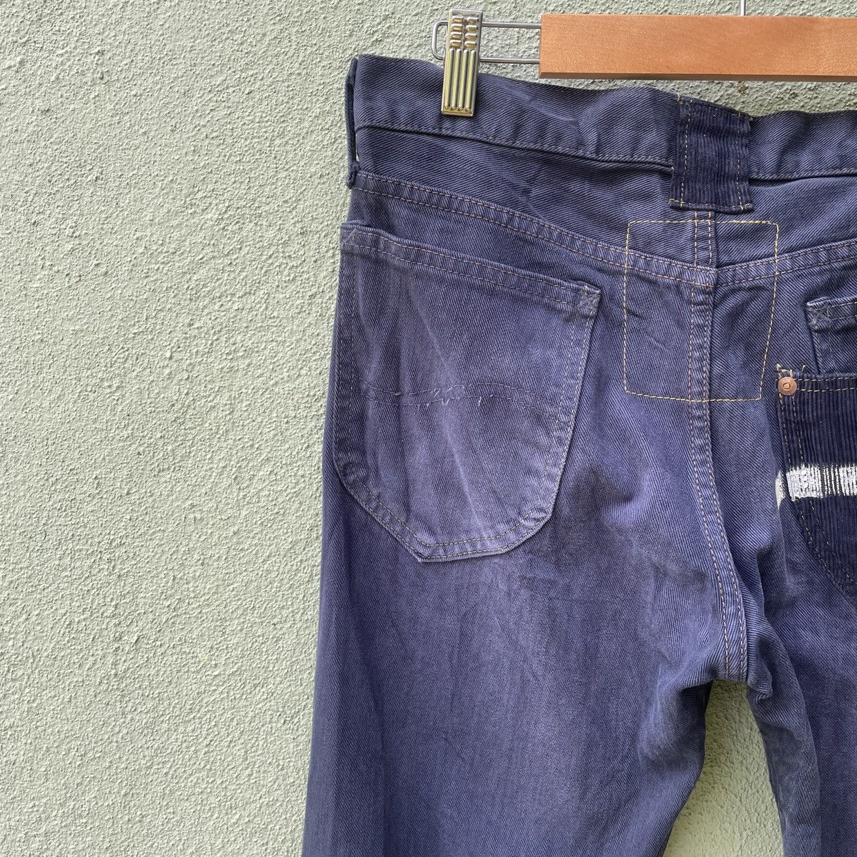 Lee Vintage LEE RIDERS Disstressed 6 Pocket Denim Pants Size US 30 / EU 46 - 13 Thumbnail