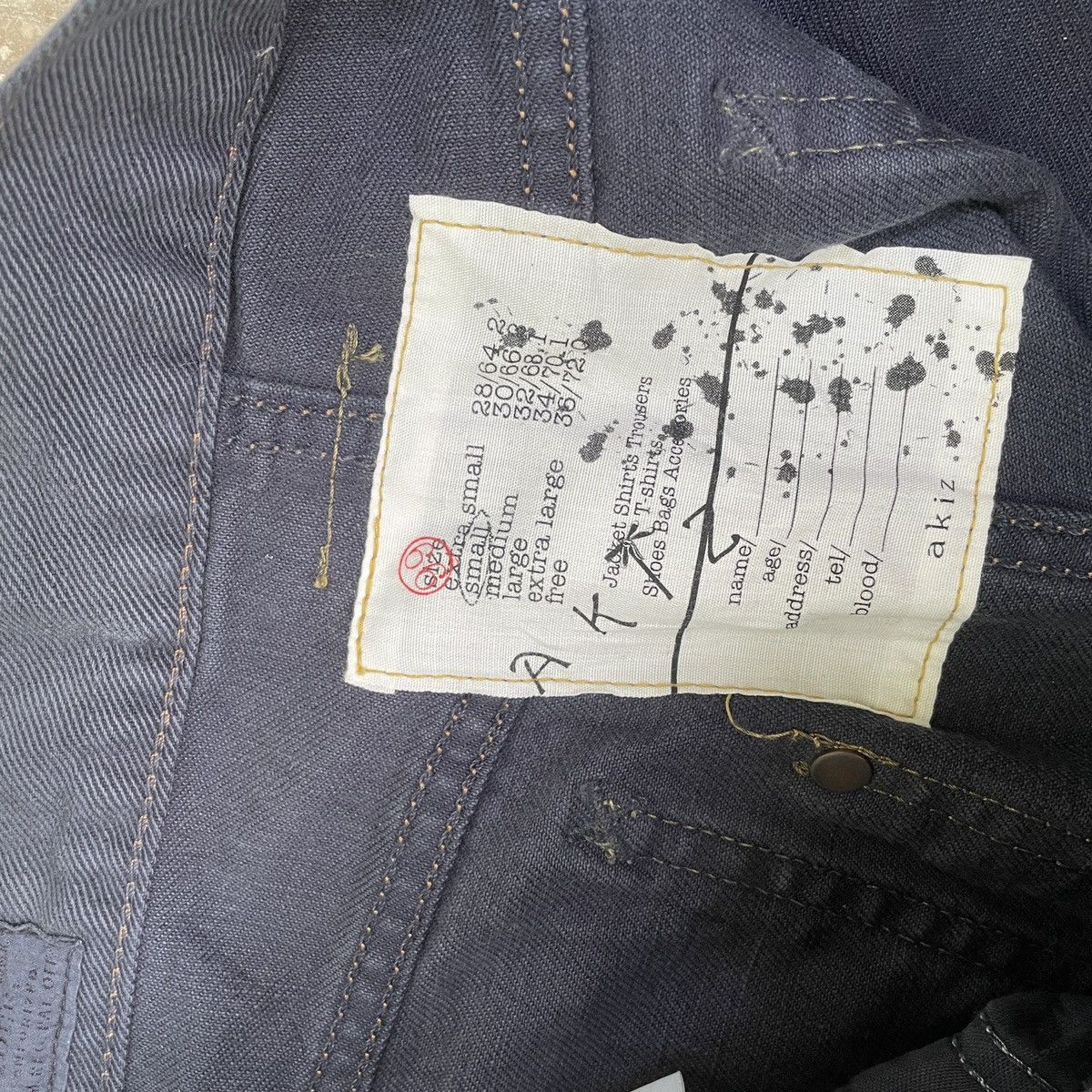 Lee Vintage LEE RIDERS Disstressed 6 Pocket Denim Pants Size US 30 / EU 46 - 9 Thumbnail