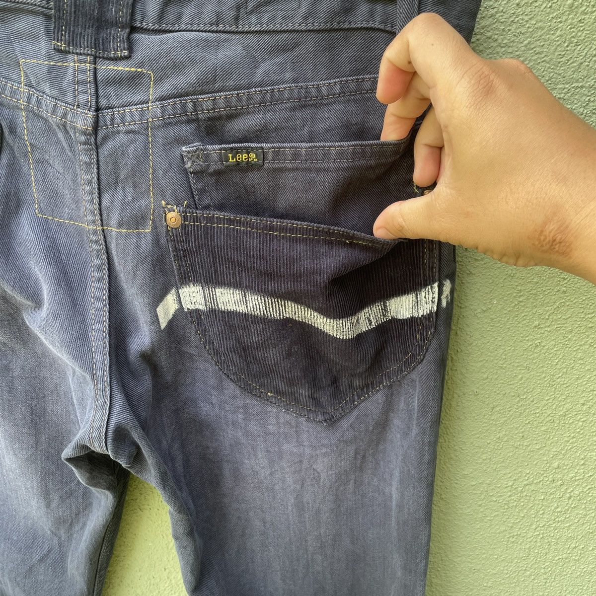 Lee Vintage LEE RIDERS Disstressed 6 Pocket Denim Pants Size US 30 / EU 46 - 14 Thumbnail