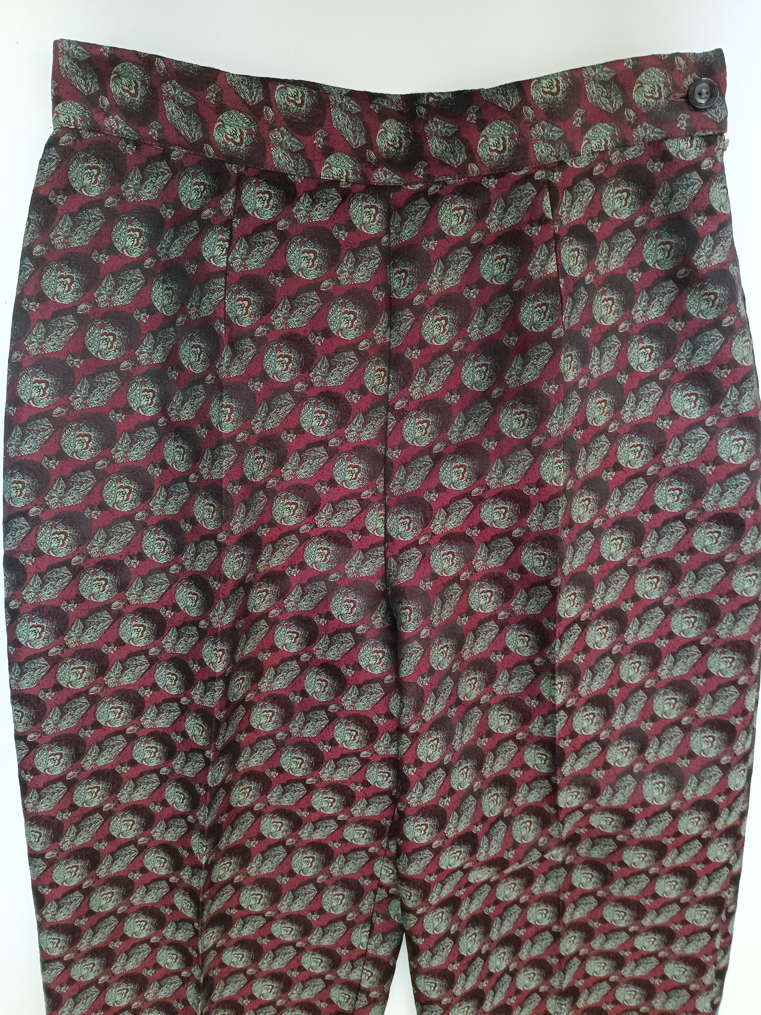 Jean Paul Gaultier FW1996/97- Iconic psychedelic print Pants Size 28" / US 6 / IT 42 - 16 Thumbnail