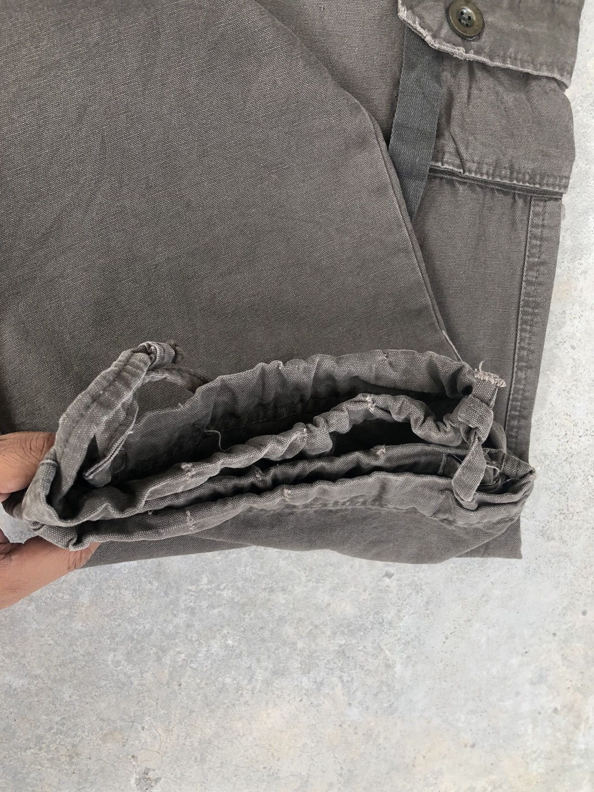 Seditionaries tove parachute cargo pants tactical multipocket bondage grey Size US 33 - 9 Thumbnail