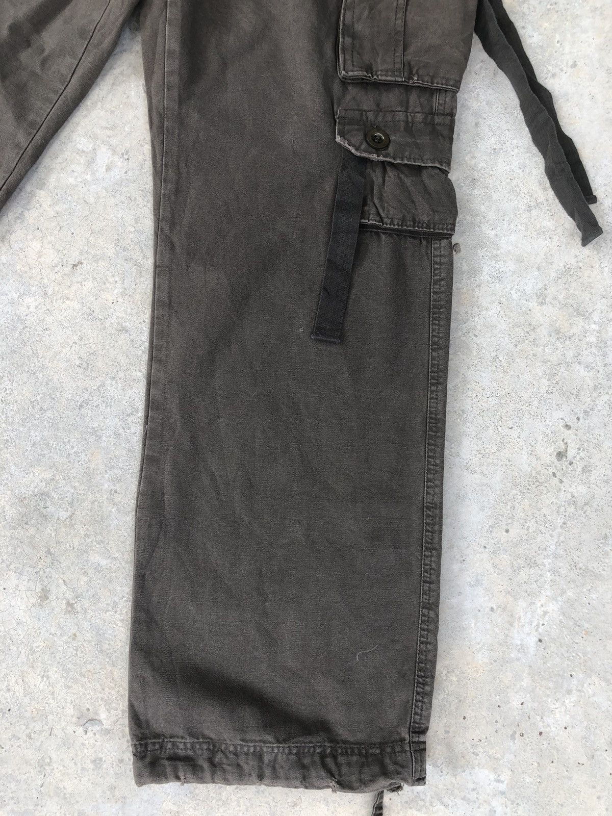 Seditionaries tove parachute cargo pants tactical multipocket bondage grey Size US 33 - 7 Thumbnail