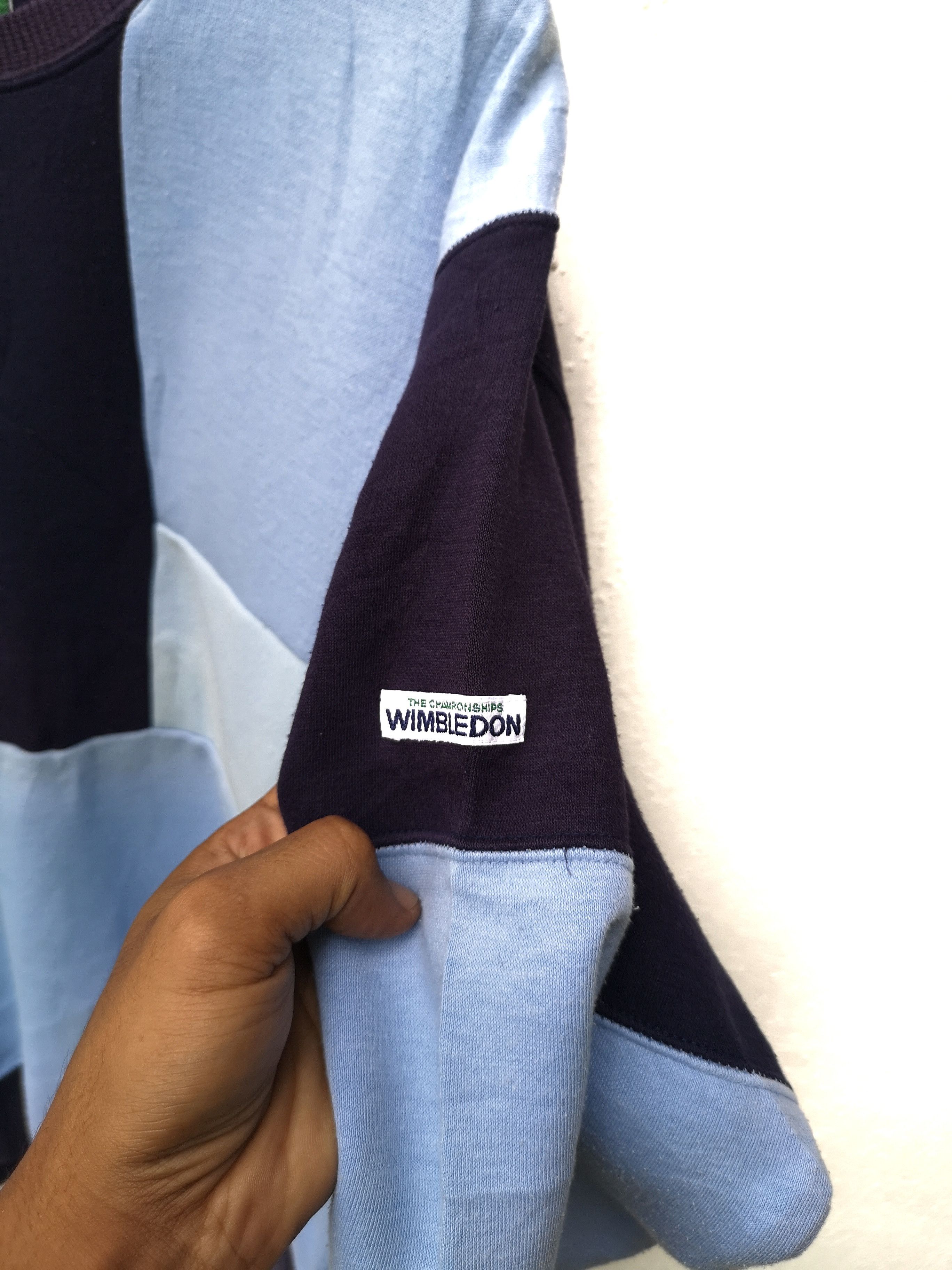 Japanese Brand 📣Sweatshirt Wimbledon Tennis Pacthwork Style Size US M / EU 48-50 / 2 - 4 Thumbnail