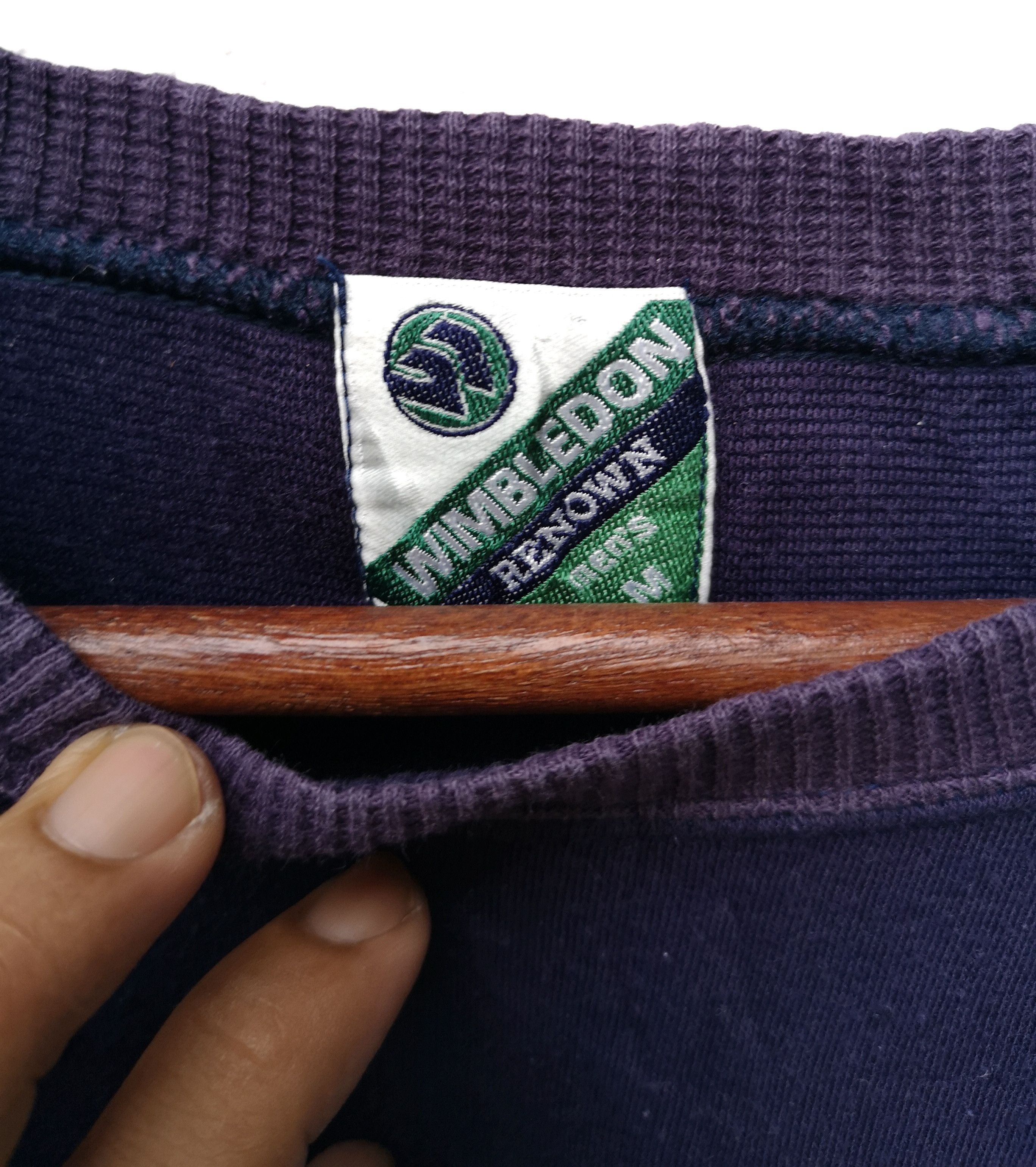 Japanese Brand 📣Sweatshirt Wimbledon Tennis Pacthwork Style Size US M / EU 48-50 / 2 - 3 Thumbnail