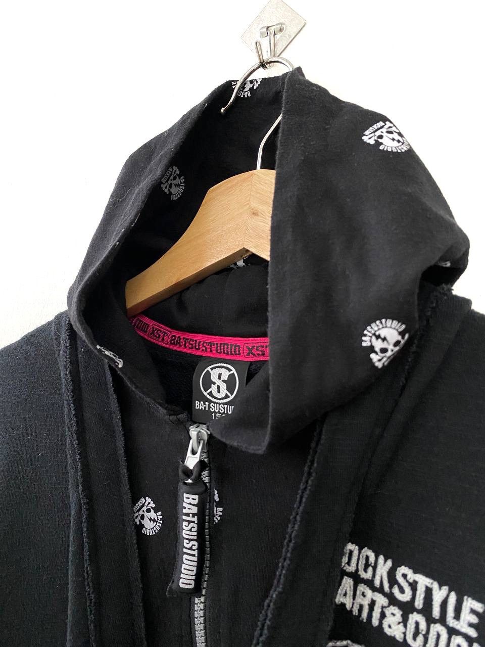 Japanese Brand Ba-t sustudio Y2K Style Skulls Punk Zipper & Button Hoodie Size US XS / EU 42 / 0 - 8 Thumbnail