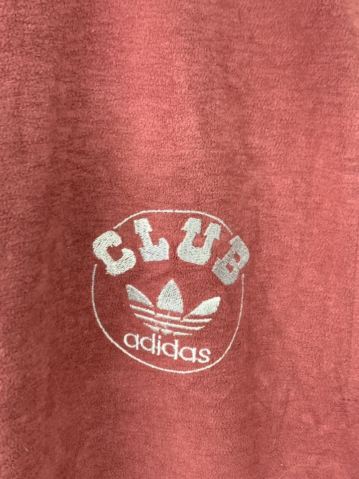 Vintage Vintage 90s Adidas Club Small Logo Zipper Sweater Jacket Size US L / EU 52-54 / 3 - 3 Thumbnail