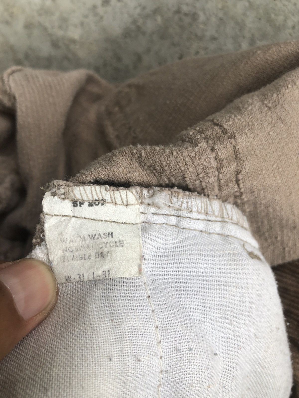 If Six Was Nine vintage 70s Levi’s Corduroy 646 Choco Size US 30 / EU 46 - 11 Thumbnail