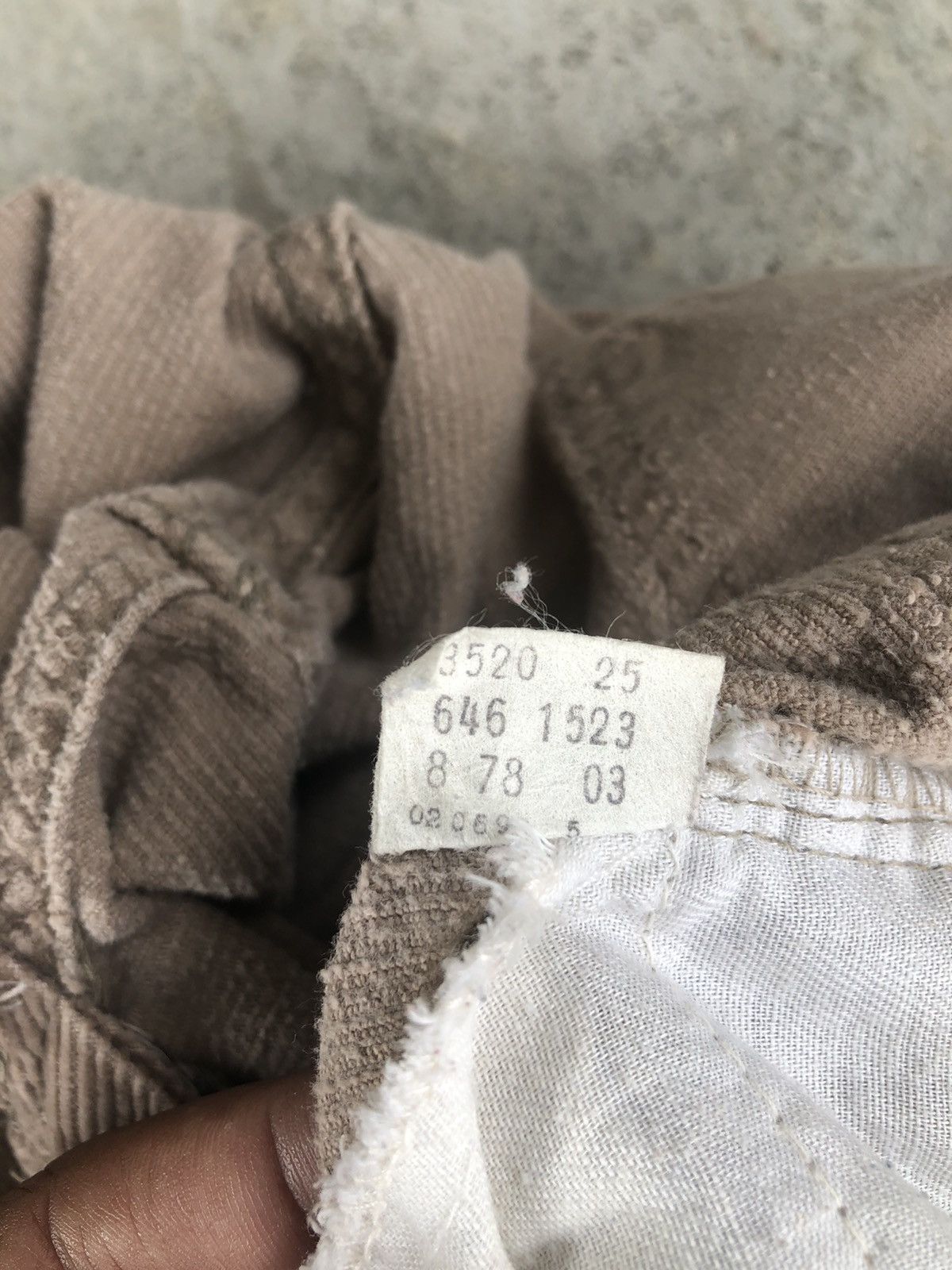 If Six Was Nine vintage 70s Levi’s Corduroy 646 Choco Size US 30 / EU 46 - 10 Thumbnail