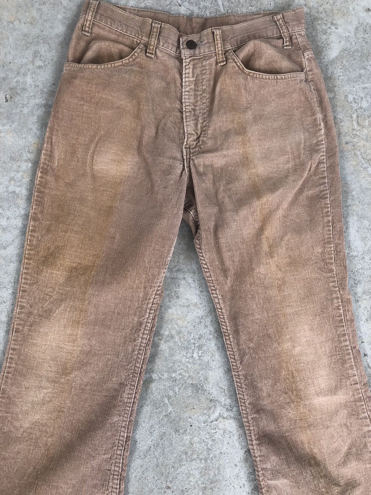 If Six Was Nine vintage 70s Levi’s Corduroy 646 Choco Size US 30 / EU 46 - 3 Thumbnail