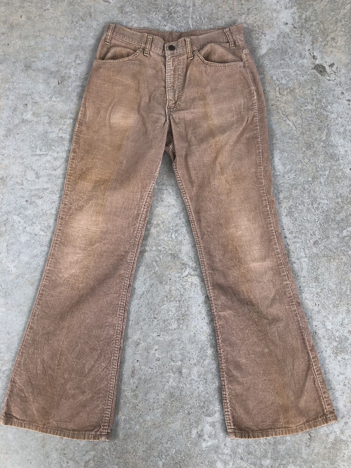 If Six Was Nine vintage 70s Levi’s Corduroy 646 Choco Size US 30 / EU 46 - 1 Thumbnail