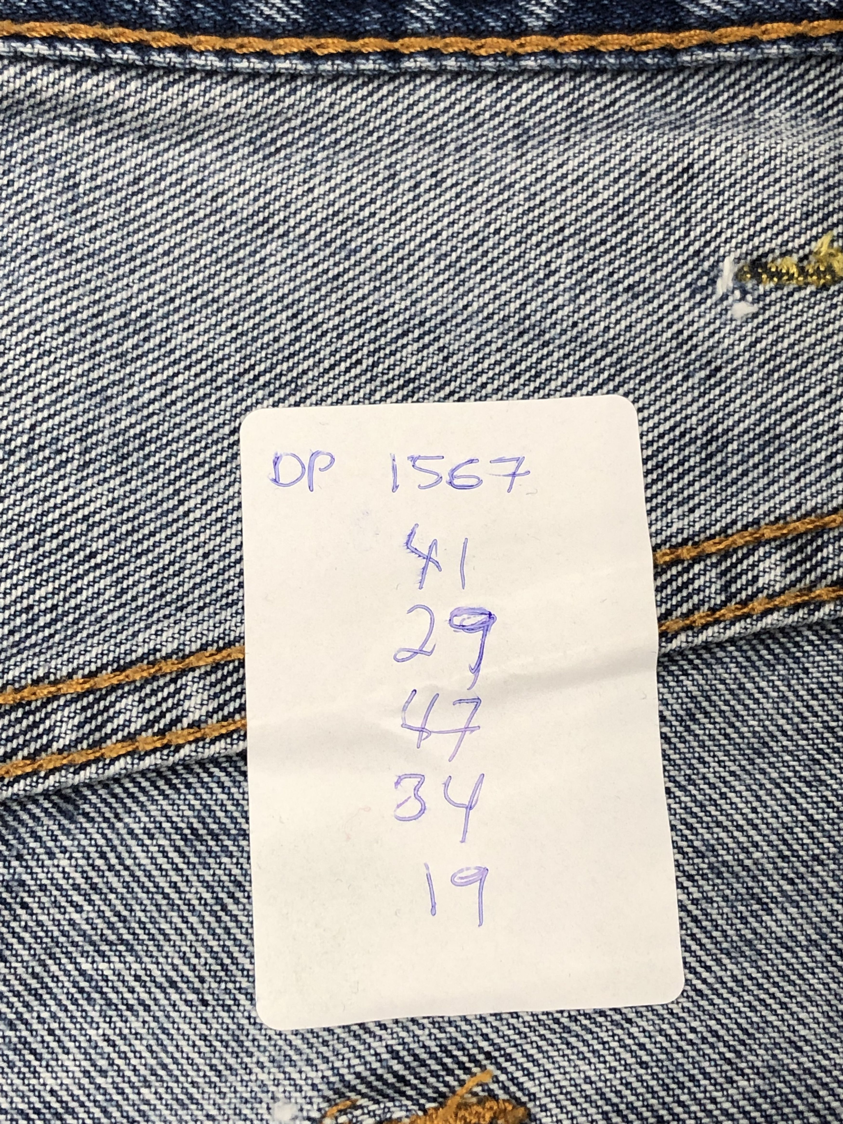 Levi's Vintage Levis 550 Faded Blue Jeans DP1567 Size US 41 - 15 Thumbnail