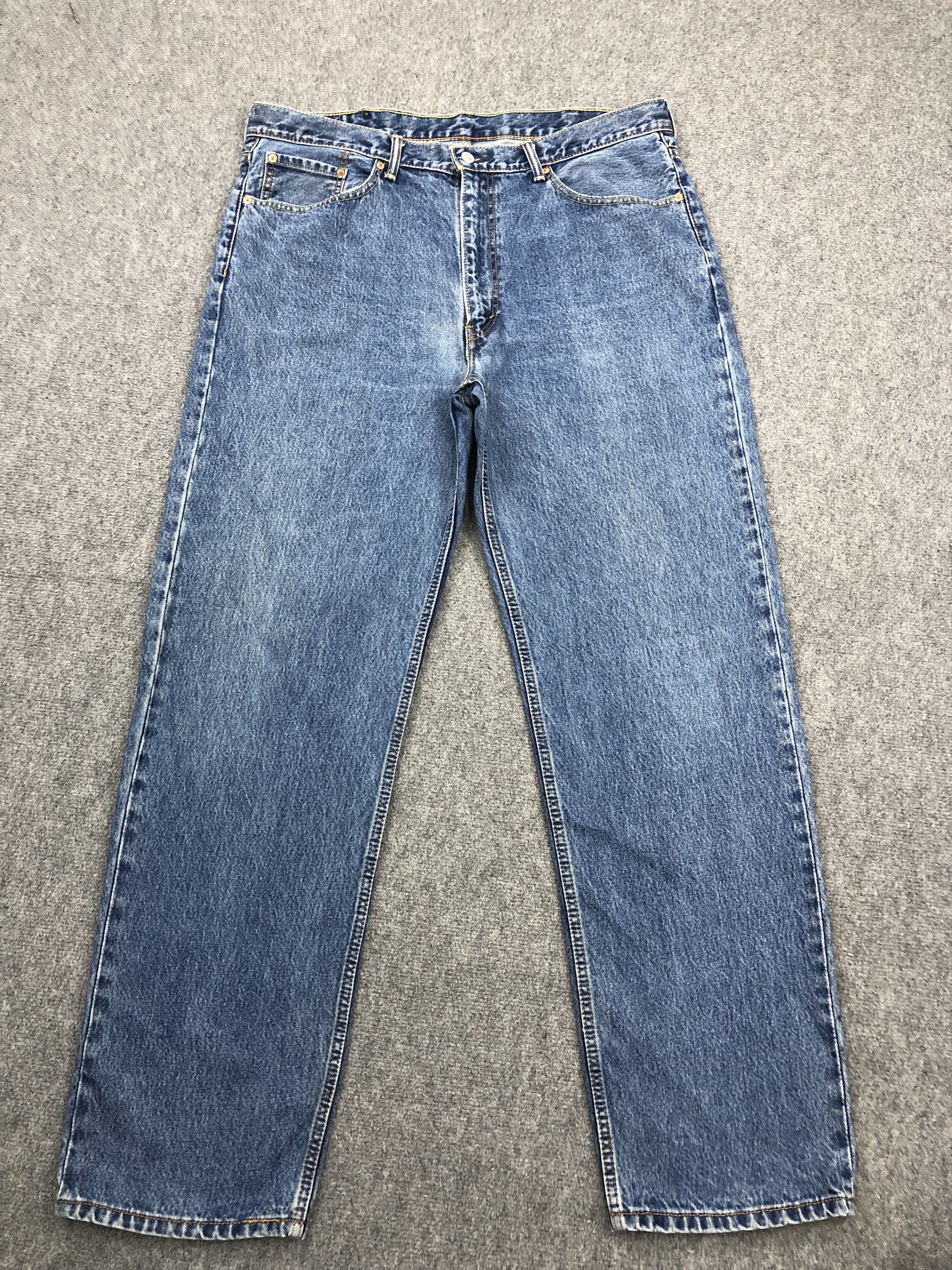 Levi's Vintage Levis 550 Faded Blue Jeans DP1567 Size US 41 - 1 Thumbnail