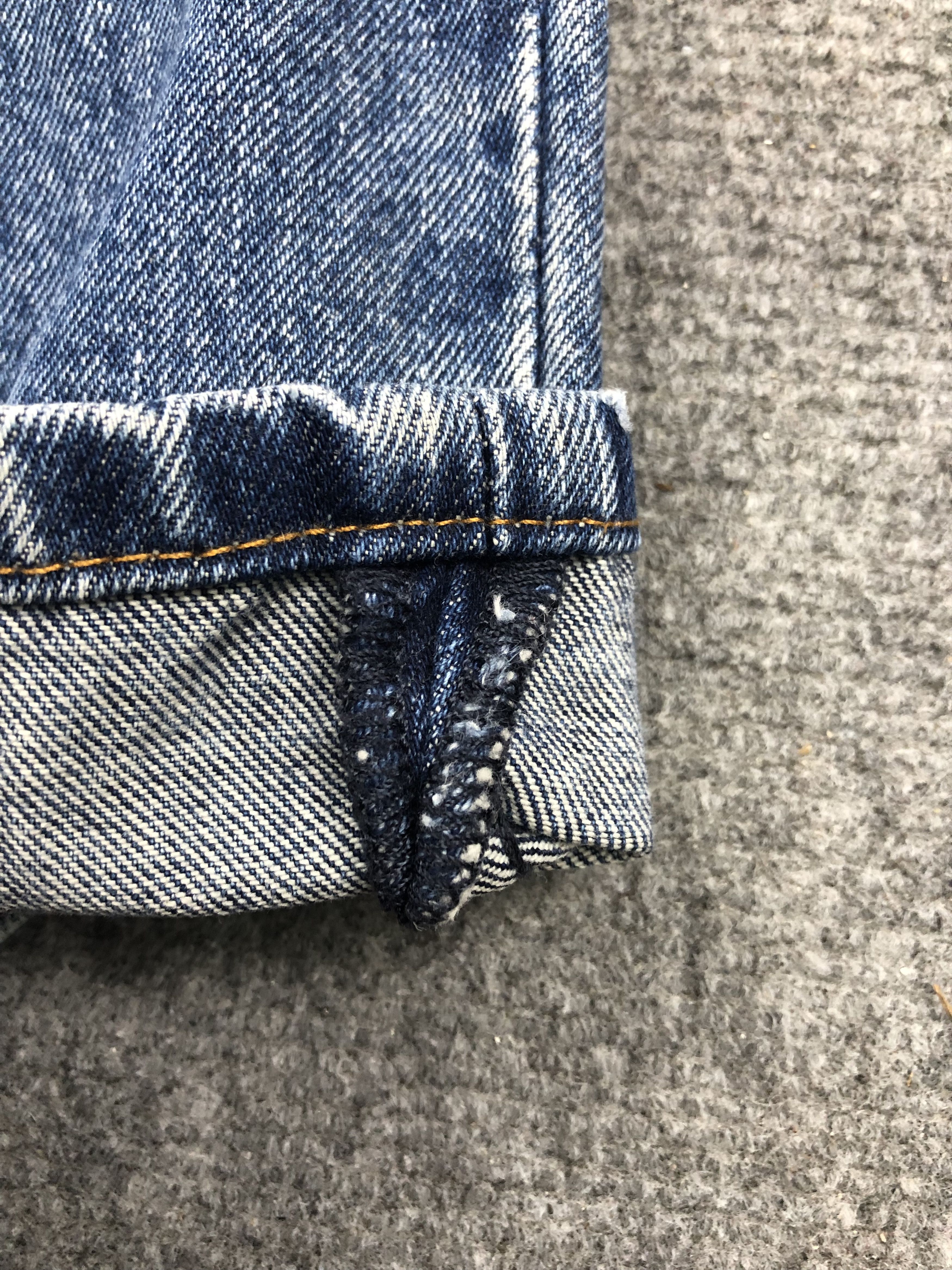 Levi's Vintage Levis 550 Faded Blue Jeans DP1567 Size US 41 - 11 Thumbnail
