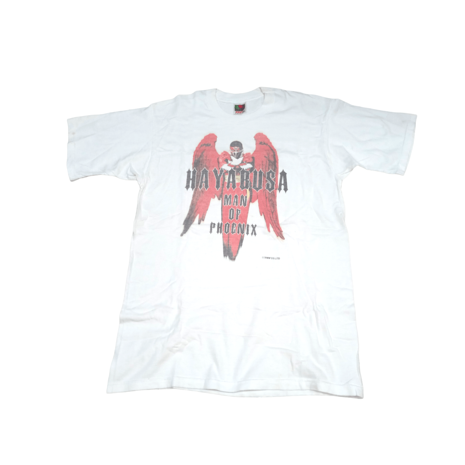 image of Vintage Fmw Hayabusa 90's T-Shirt in White, Men's (Size Medium)