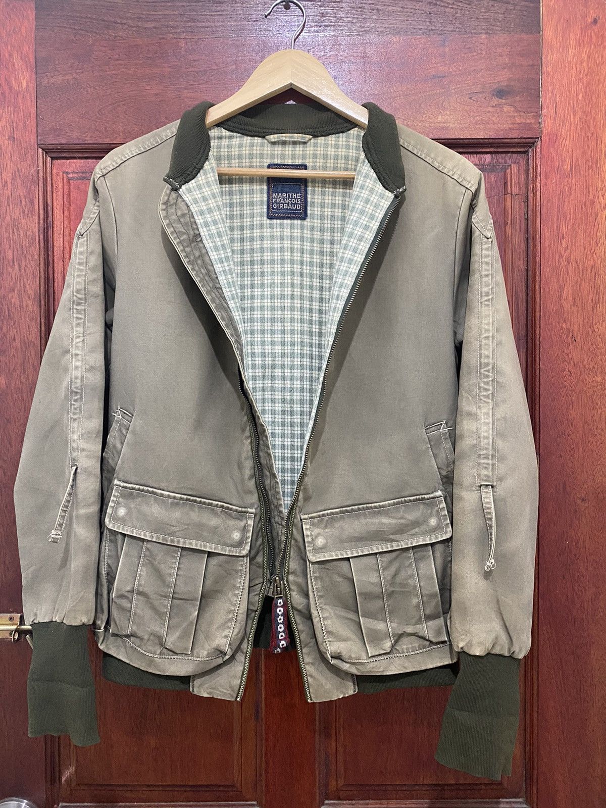 Marithe + Francois Girbaud × Vintage Marithe Francois Girbaud Parachute Bomber Jacket Size US M / EU 48-50 / 2 - 3 Thumbnail