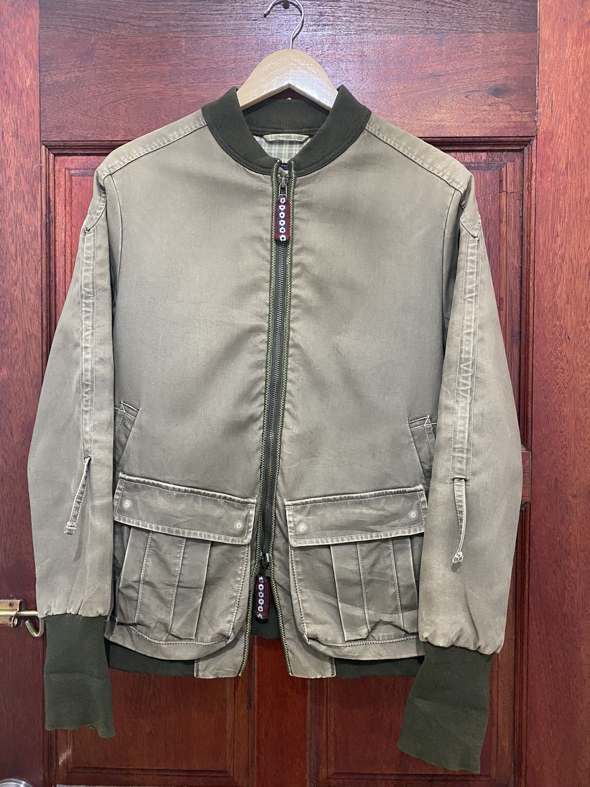 Marithe + Francois Girbaud × Vintage Marithe Francois Girbaud Parachute Bomber Jacket Size US M / EU 48-50 / 2 - 1 Thumbnail