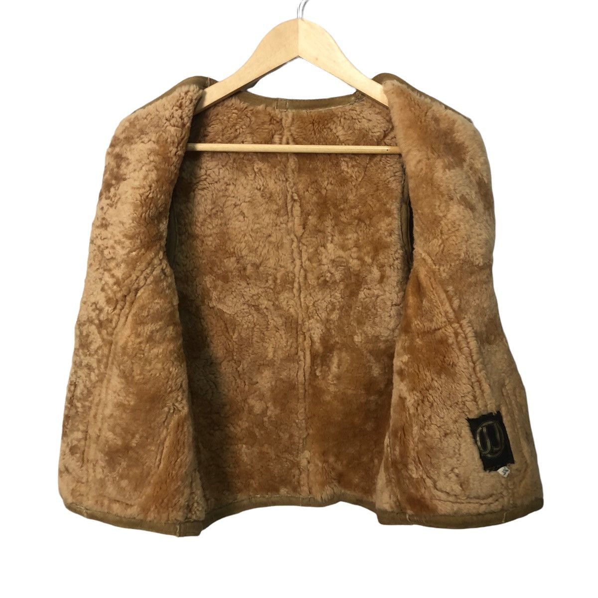 Leather Vintage JJ Zipper Ups Sherpa Leather Vest Made in Canada Size US M / EU 48-50 / 2 - 4 Thumbnail