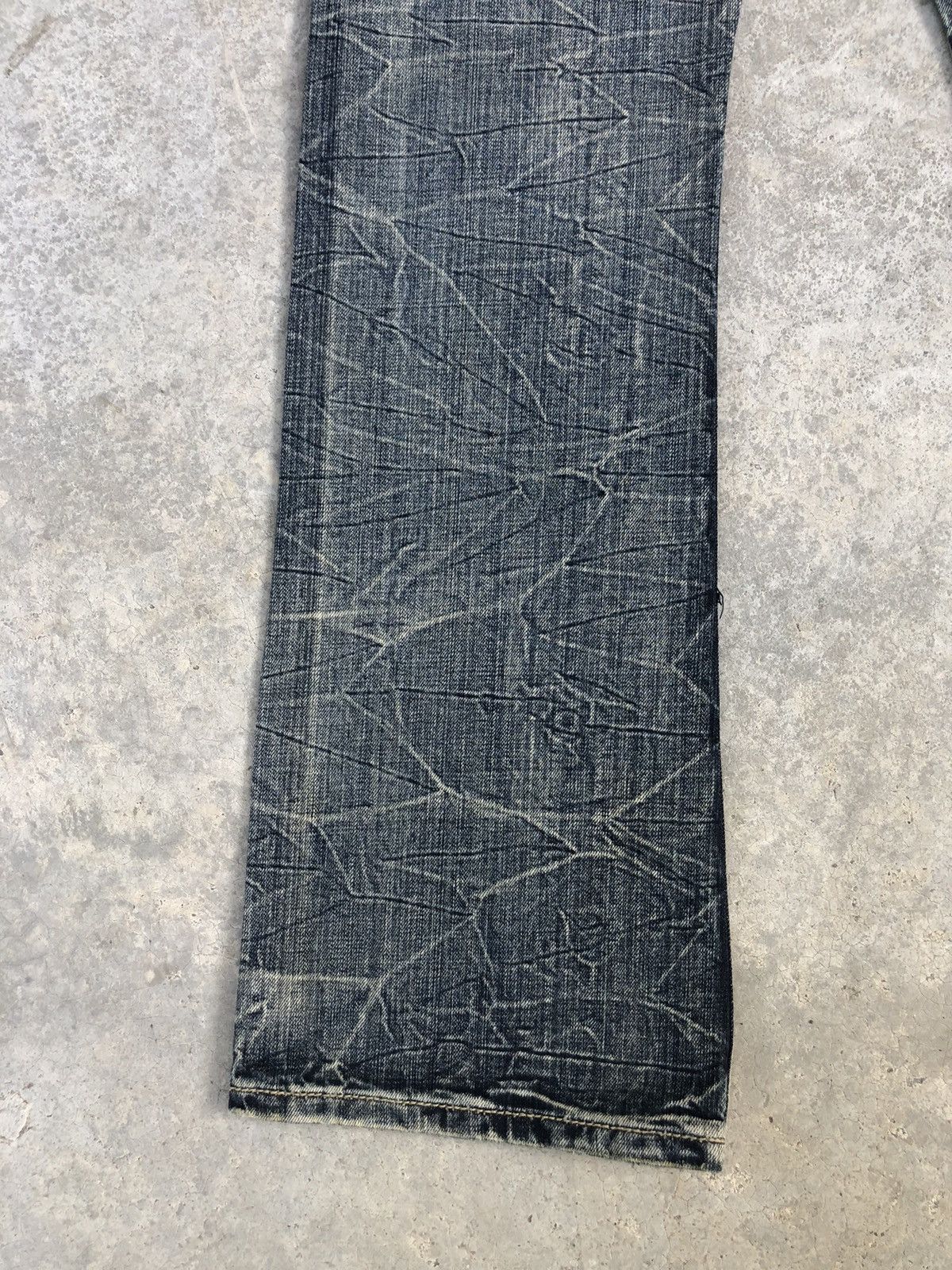 semanticdesign Japanese Semantic Design Flared Jeans Distressed Punk Style Size US 33 - 13 Thumbnail