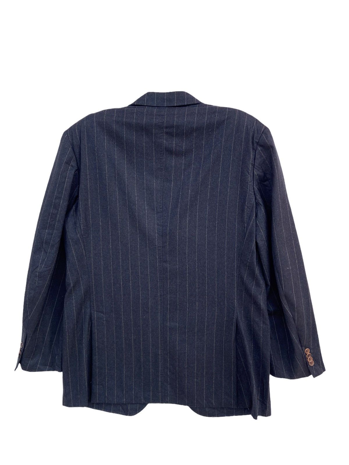 Salvatore Ferragamo SALVATORE FERRAGAMO STRIPE BLAZER JACKET Size 50R - 2 Thumbnail