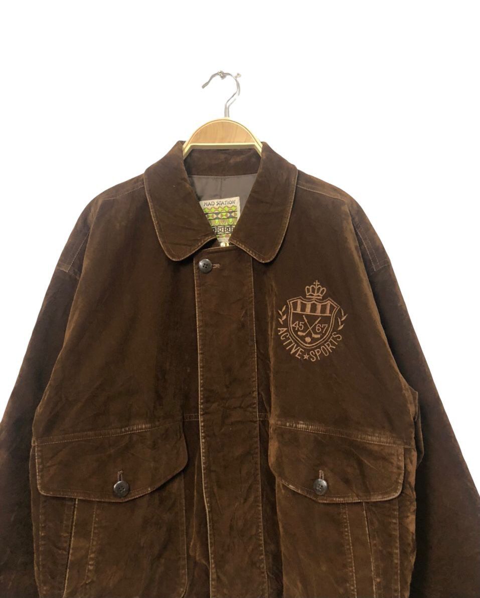 Japanese Brand Vtg Mad Station Embroidery Big Logo Zipper Up Bomber Jacket Size US XL / EU 56 / 4 - 5 Thumbnail