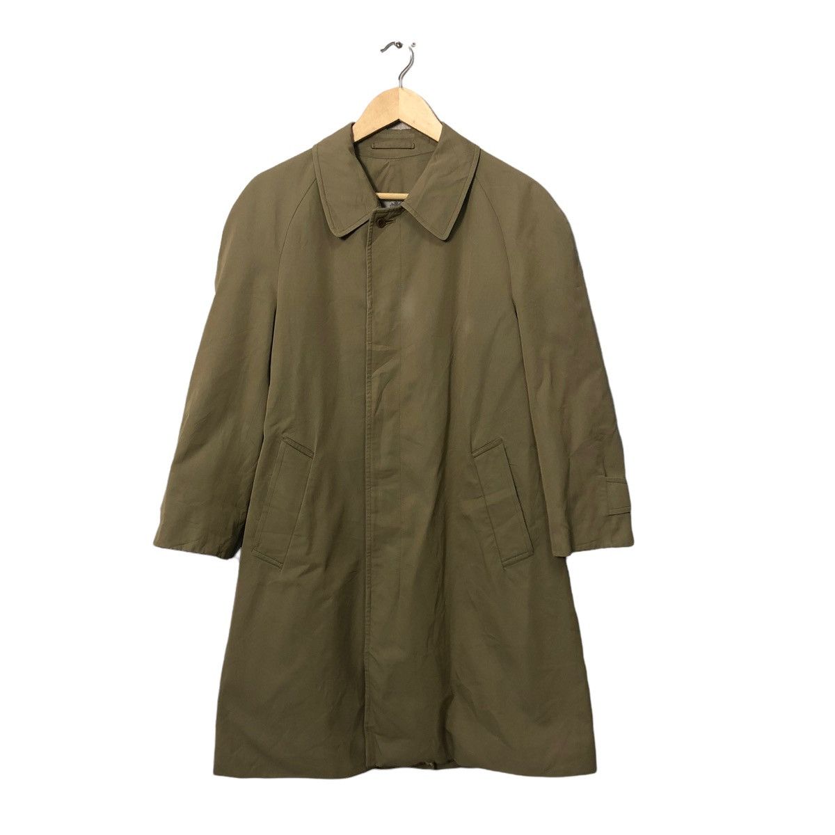 Aquascutum Vintage Aquascutum Trench Coat Jacket Made in England Size US L / EU 52-54 / 3 - 2 Thumbnail