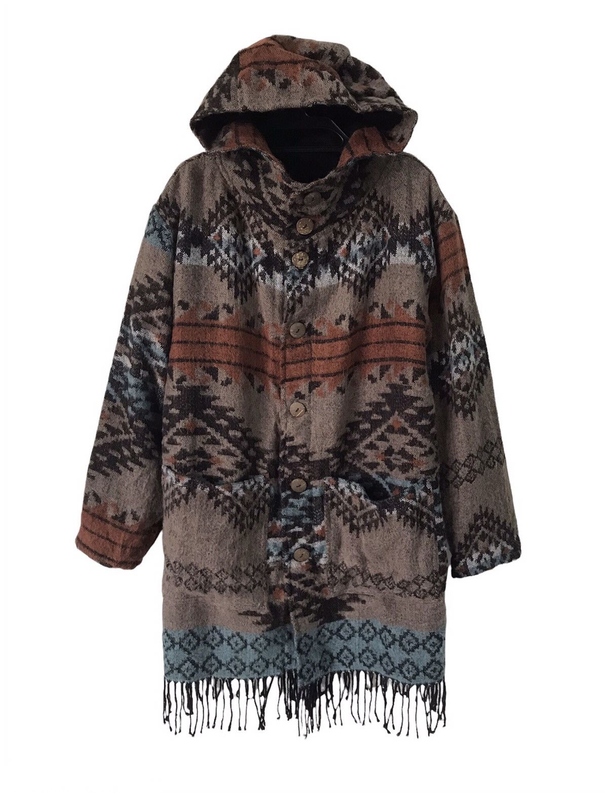 image of Art Comes First x Navajo Steals Navajo Art & Design Jacket Hooded, Men's (Size Small)