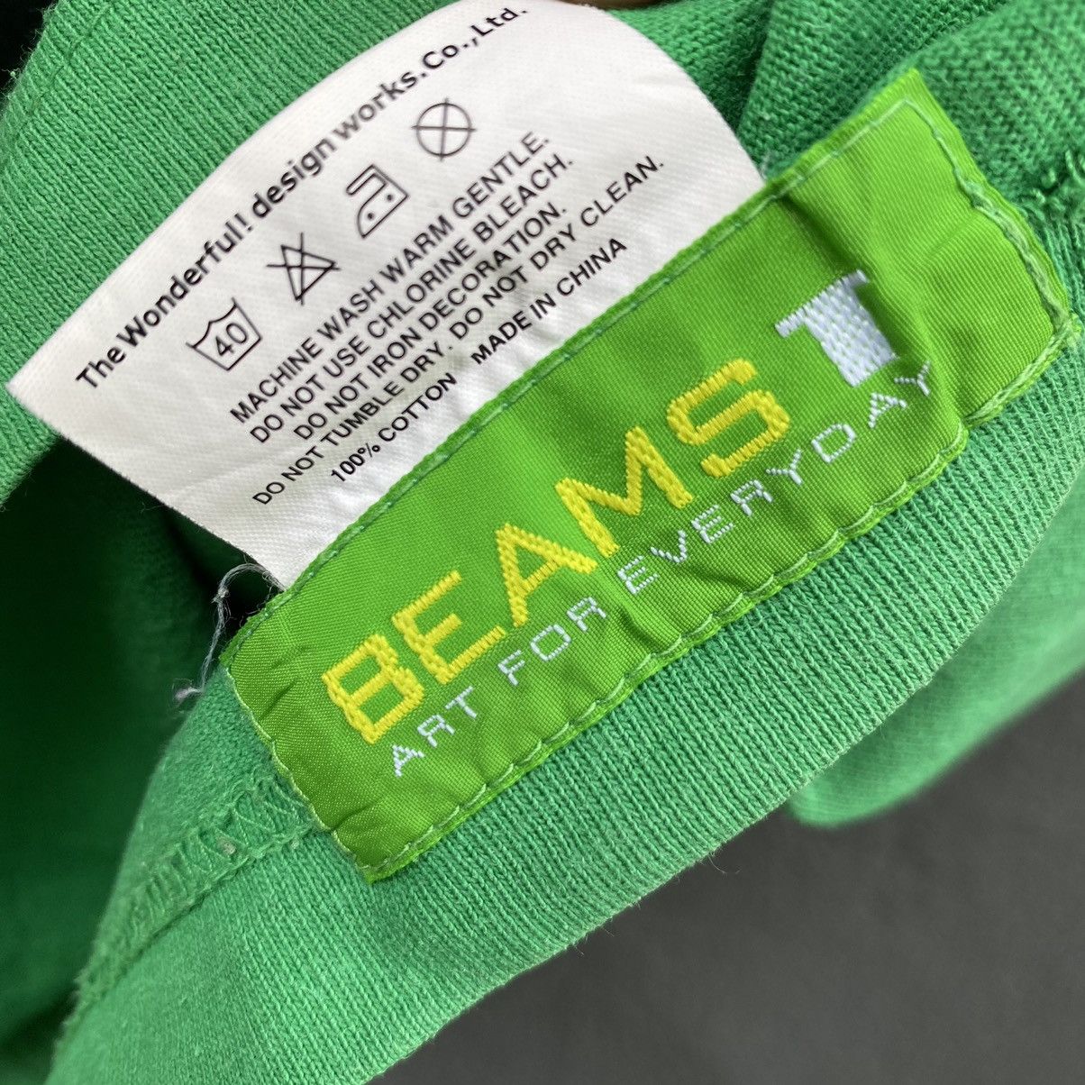 Beams Plus Thrashed Faded Vintage Y2K Beams ERD GRUNGE GRAIL OG TEE Size US M / EU 48-50 / 2 - 4 Thumbnail