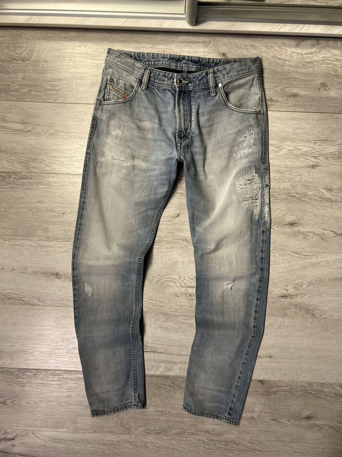 Diesel Diesel Blue Eyecons 2015/1 Limited Edition Distressed Jeans ...