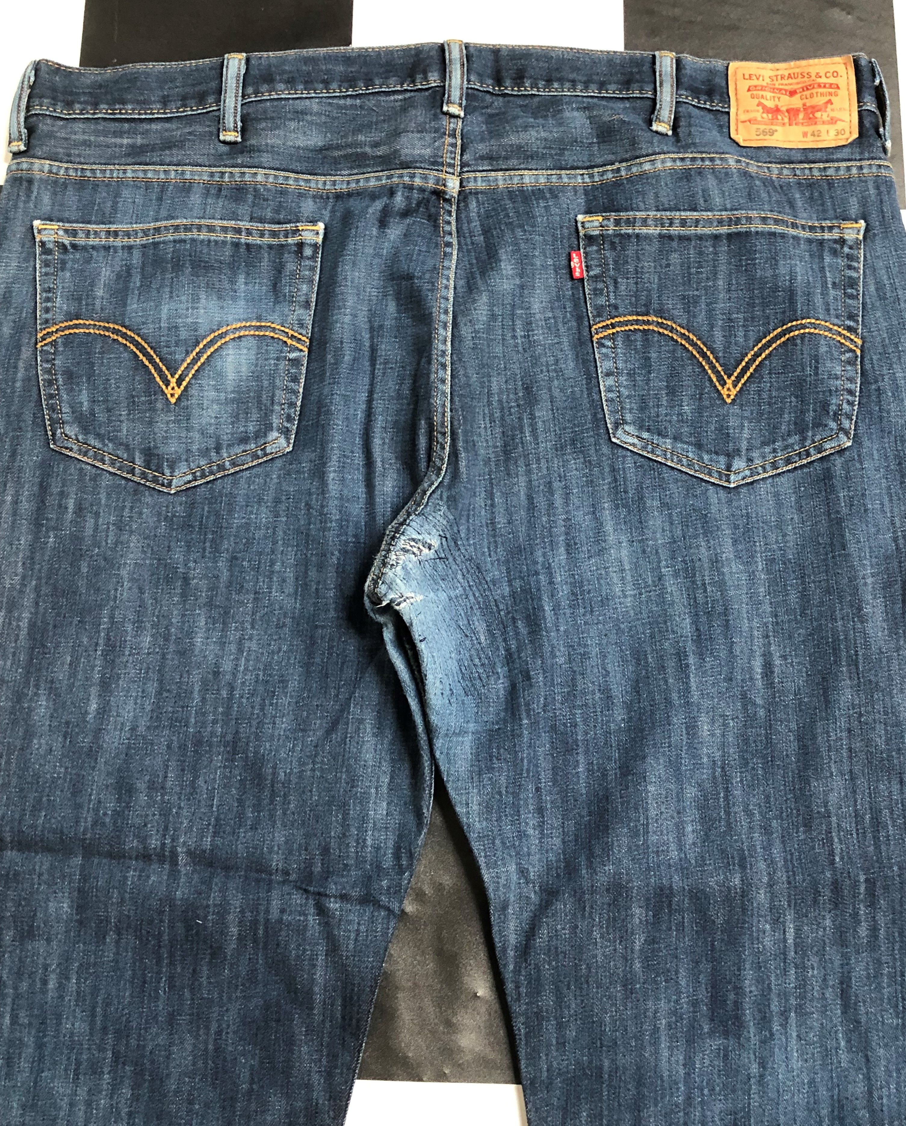 Levi's × Vintage Vintage Levis 569 Denim Jeans L330 Size US 42 / EU 58 - 7 Thumbnail