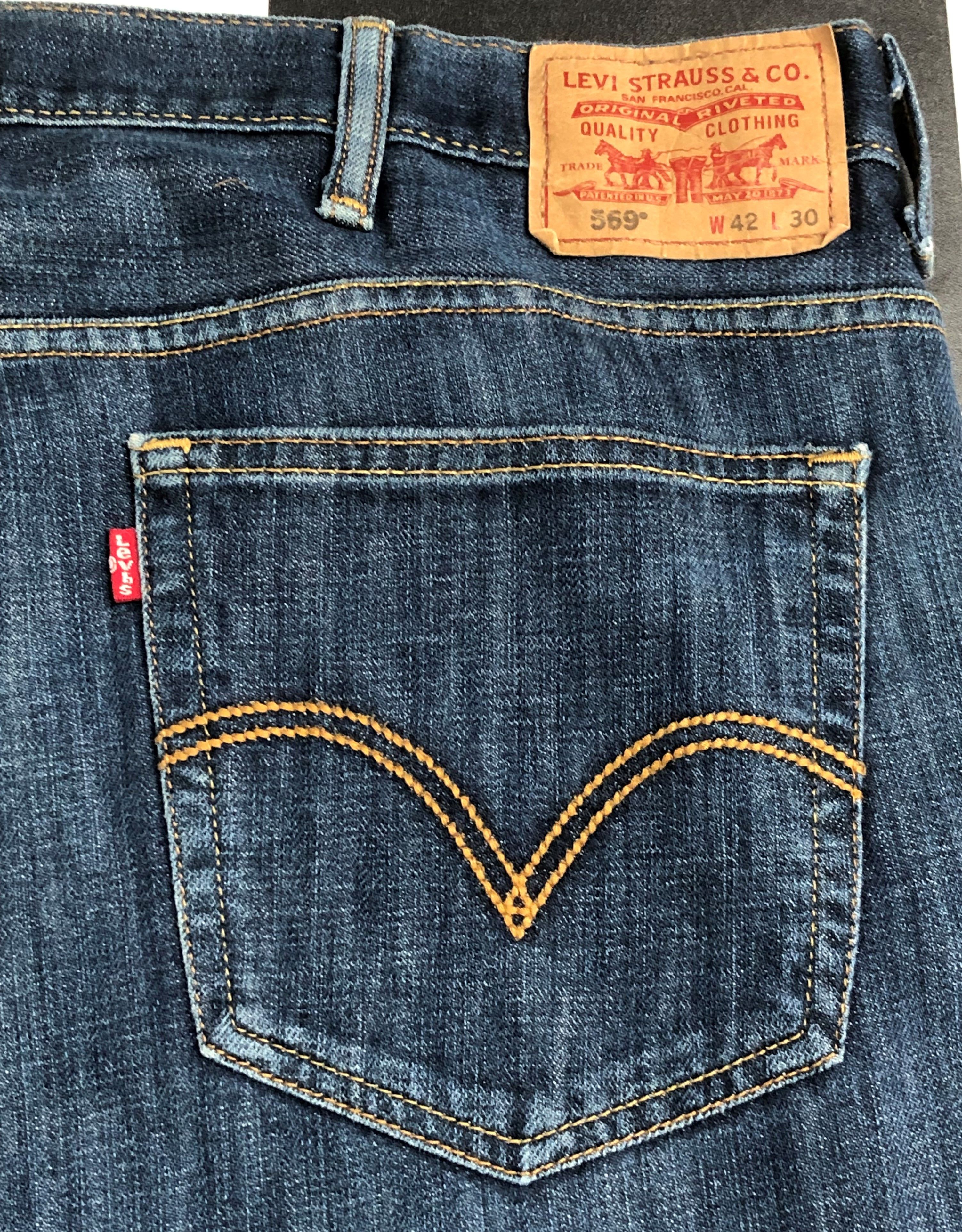 Levi's × Vintage Vintage Levis 569 Denim Jeans L330 Size US 42 / EU 58 - 8 Thumbnail