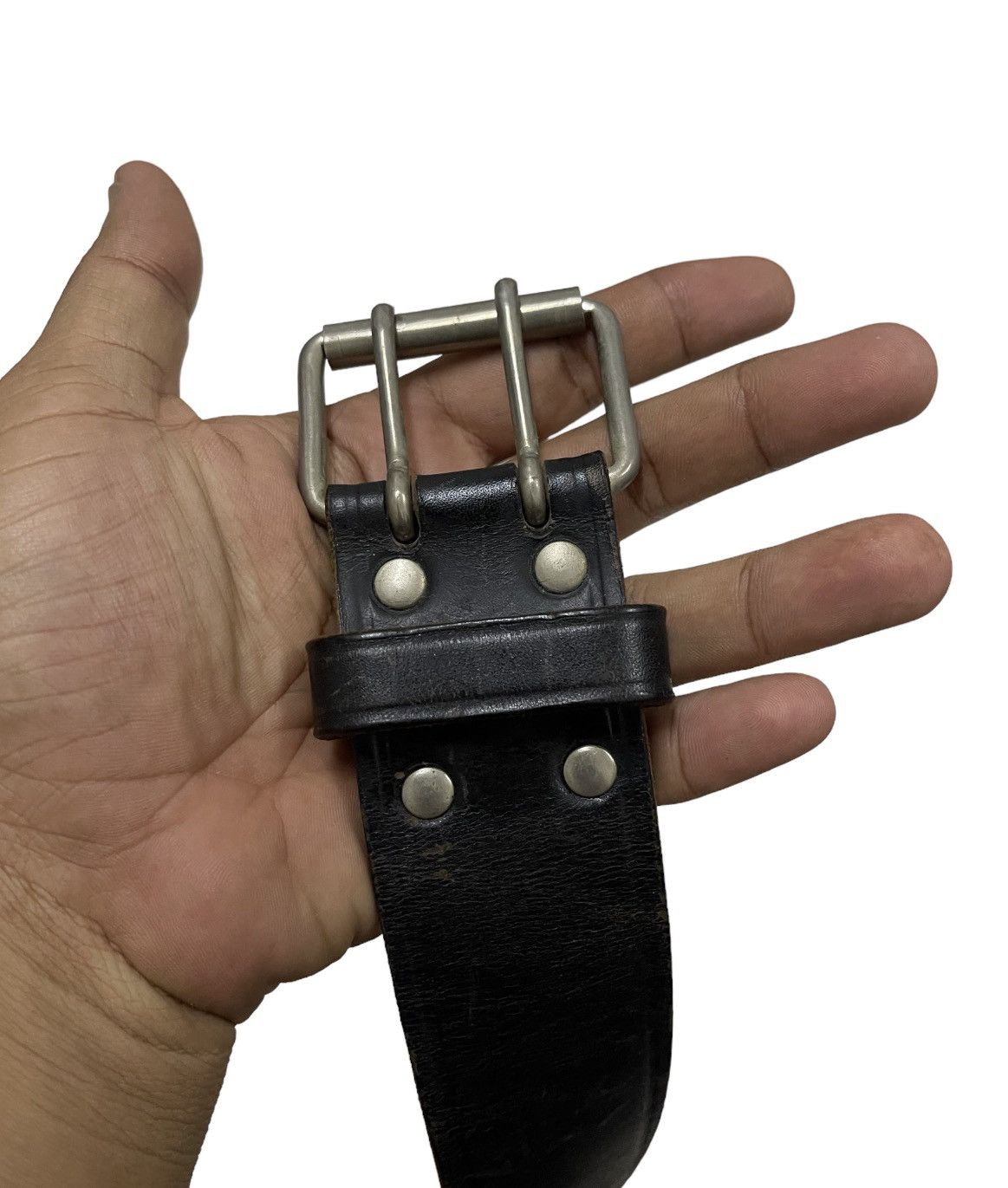 Comme des Garcons × Comme des Garcons Homme × Comme des Garcons Homme Plus Comme des Garcons Homme Plus Leather Belt Distressed W36 Size ONE SIZE - 9 Thumbnail
